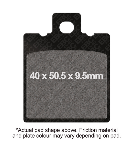BRAKE PADS 9.3mm HONDA EBC FA047/3 thumbnail 2