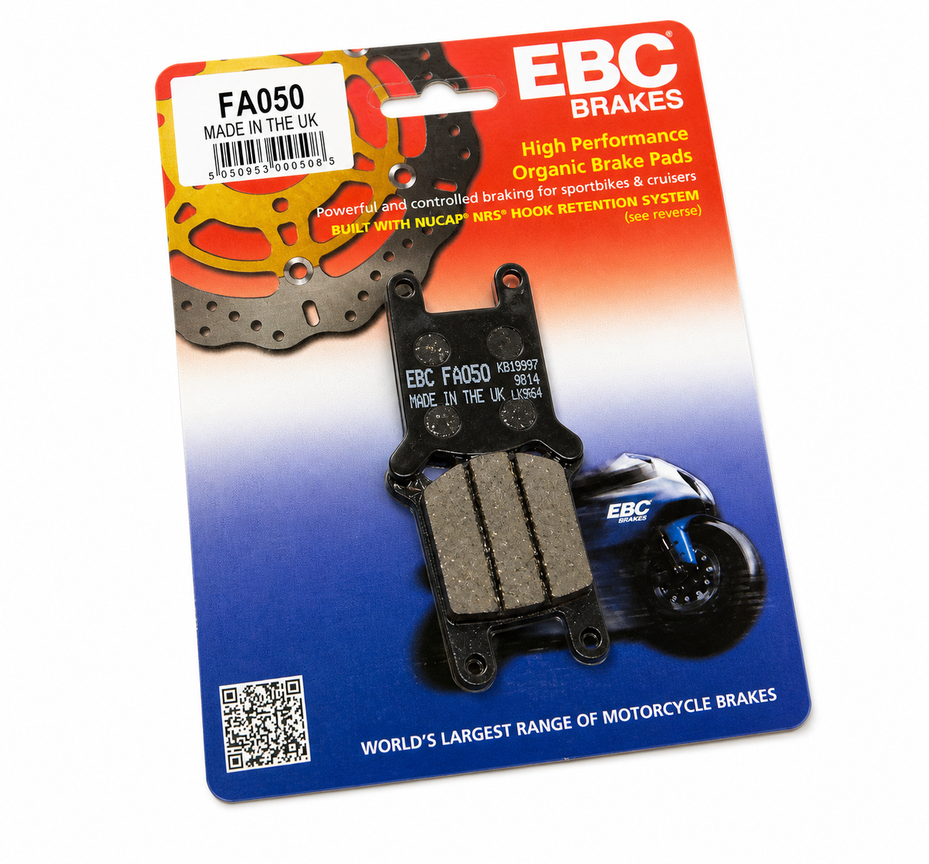 BRAKE PADS STD EBC FA050 image 1