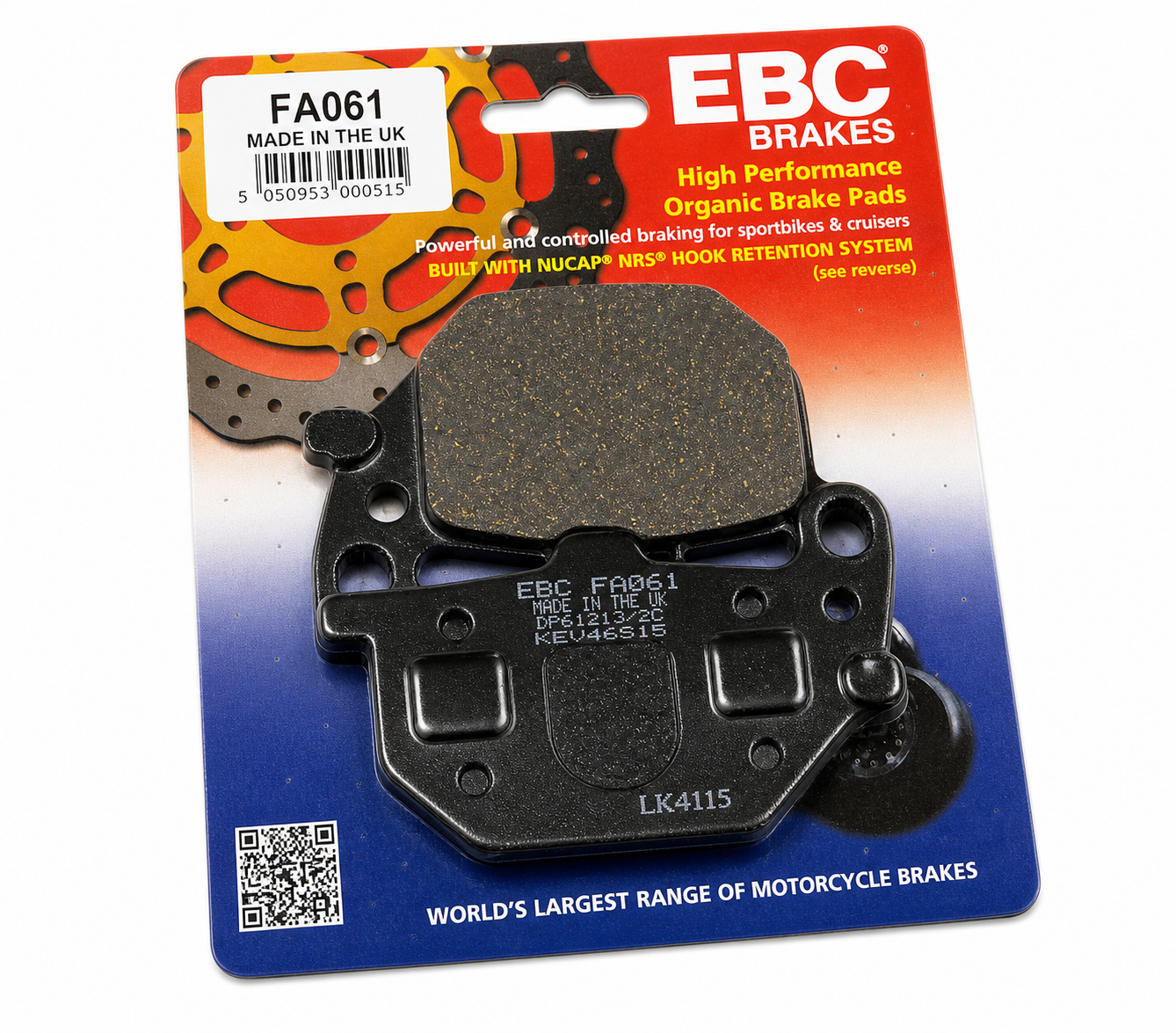 BRAKE PADS YAMAHA EBC FA061 image 1