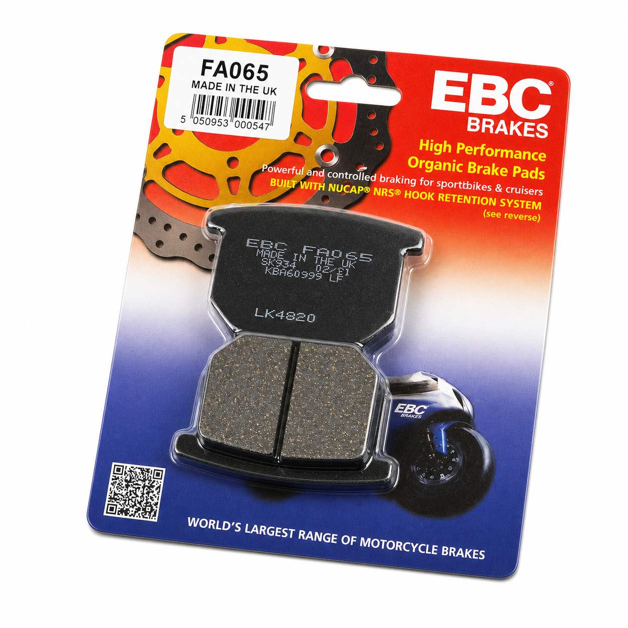 BRAKE PADS VD324 FA065 image 1
