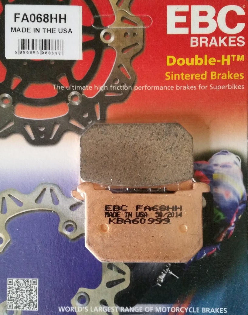 BRAKE PADS DISC FA068HH EBC image 1