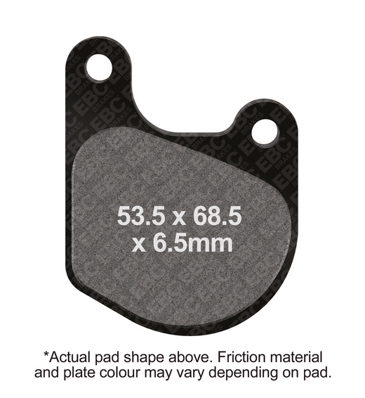 BRAKE PADS STD SEMI-METAL HARLY-DAVIDSON EBC FA071 thumbnail 2