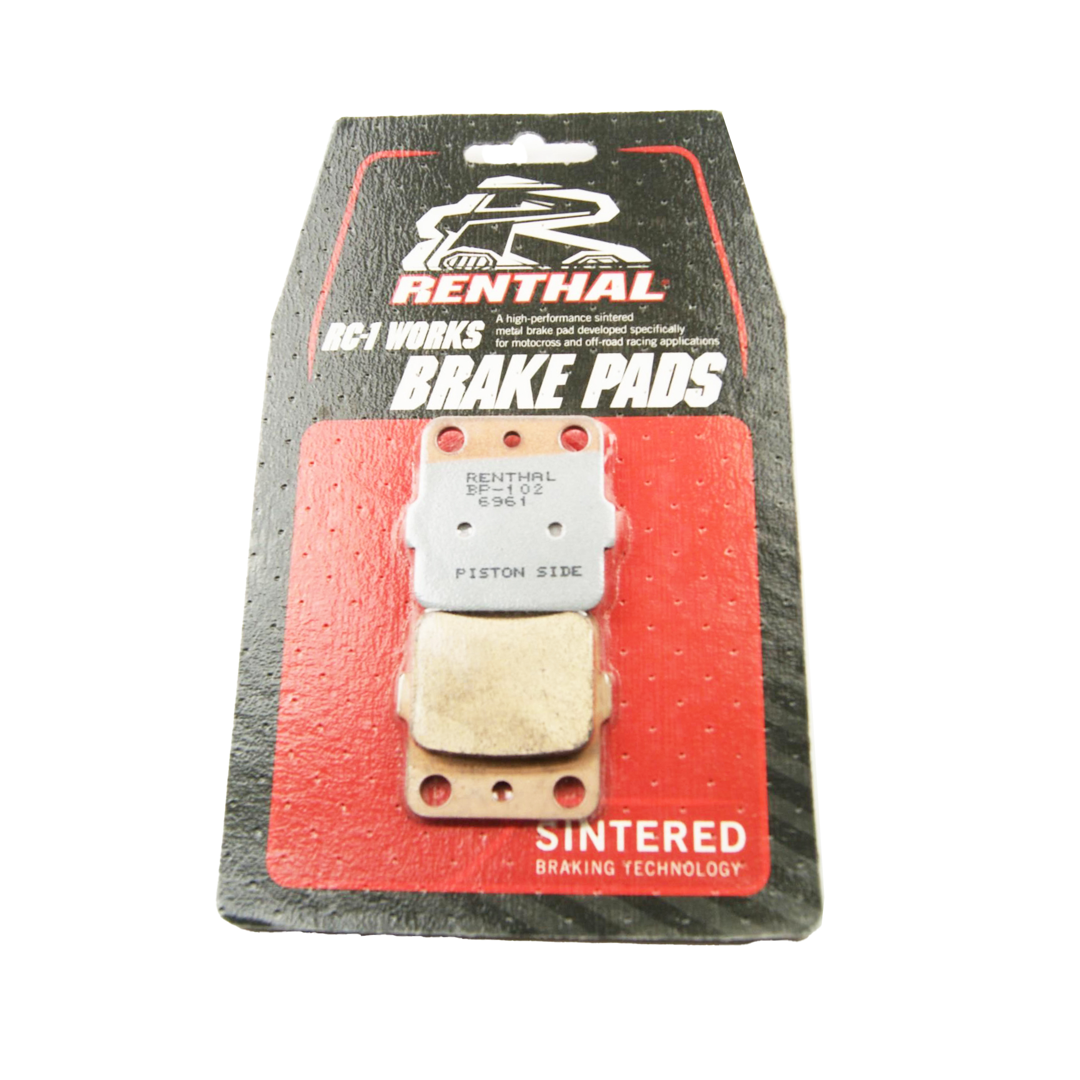 BRAKE PADS SINTERED RC-1, RENTHAL BP-102, BP102 WORKS, 39-084 image 1