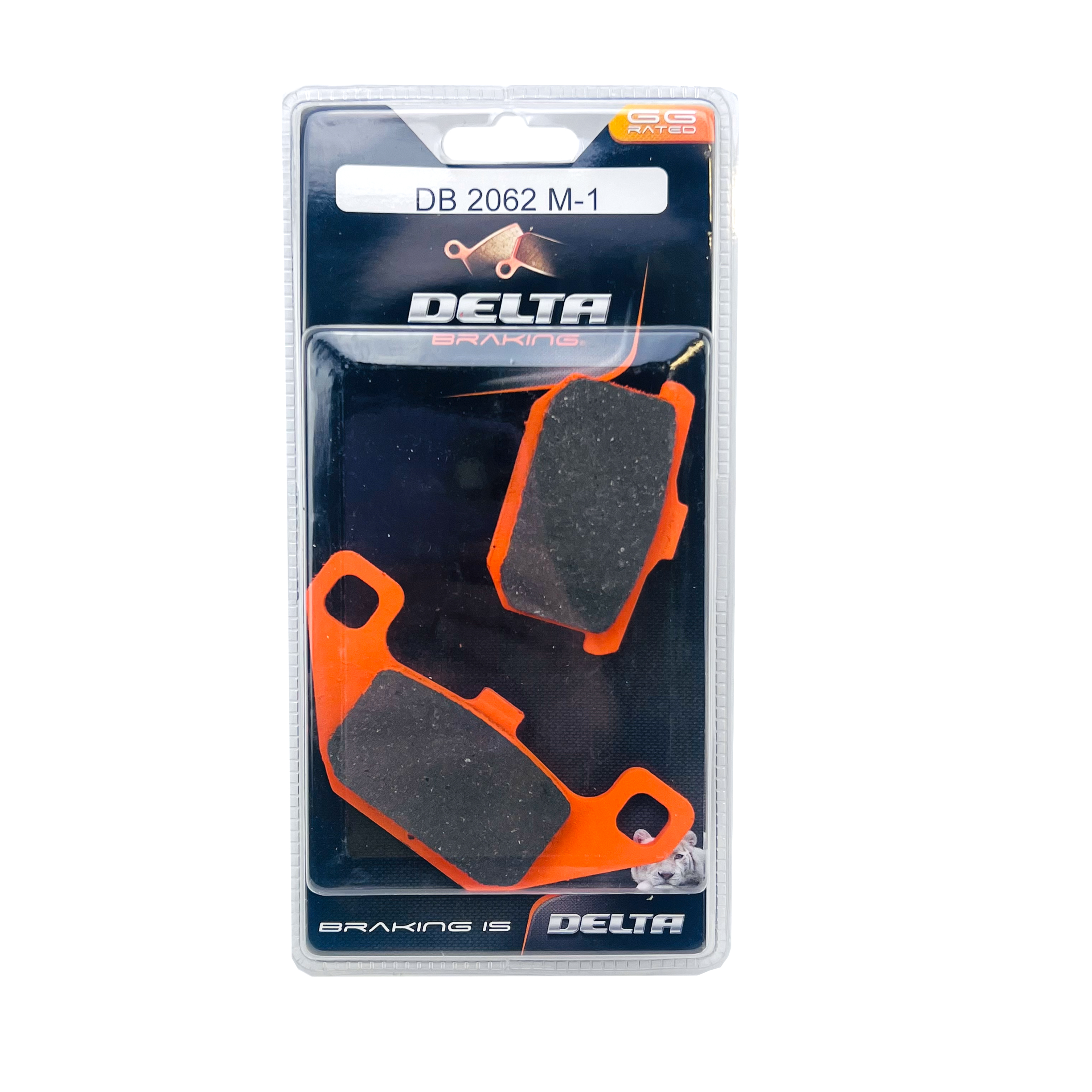 BRAKE PADS DELTA M1 ORGANIC PADS DB2062 (FA85 VD424 VD426) image 1
