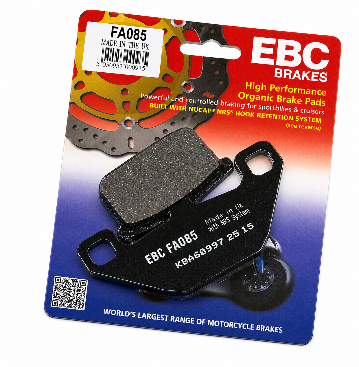 BRAKE PADS DISC EBC FA085