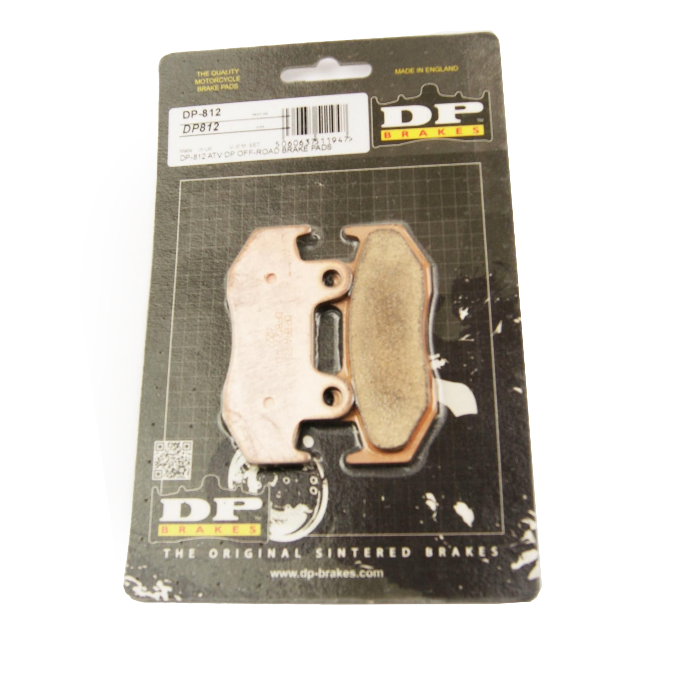 BRAKE PADS DP BRAKES HARD, DP812 Premium Sintered, 39-092 image 1