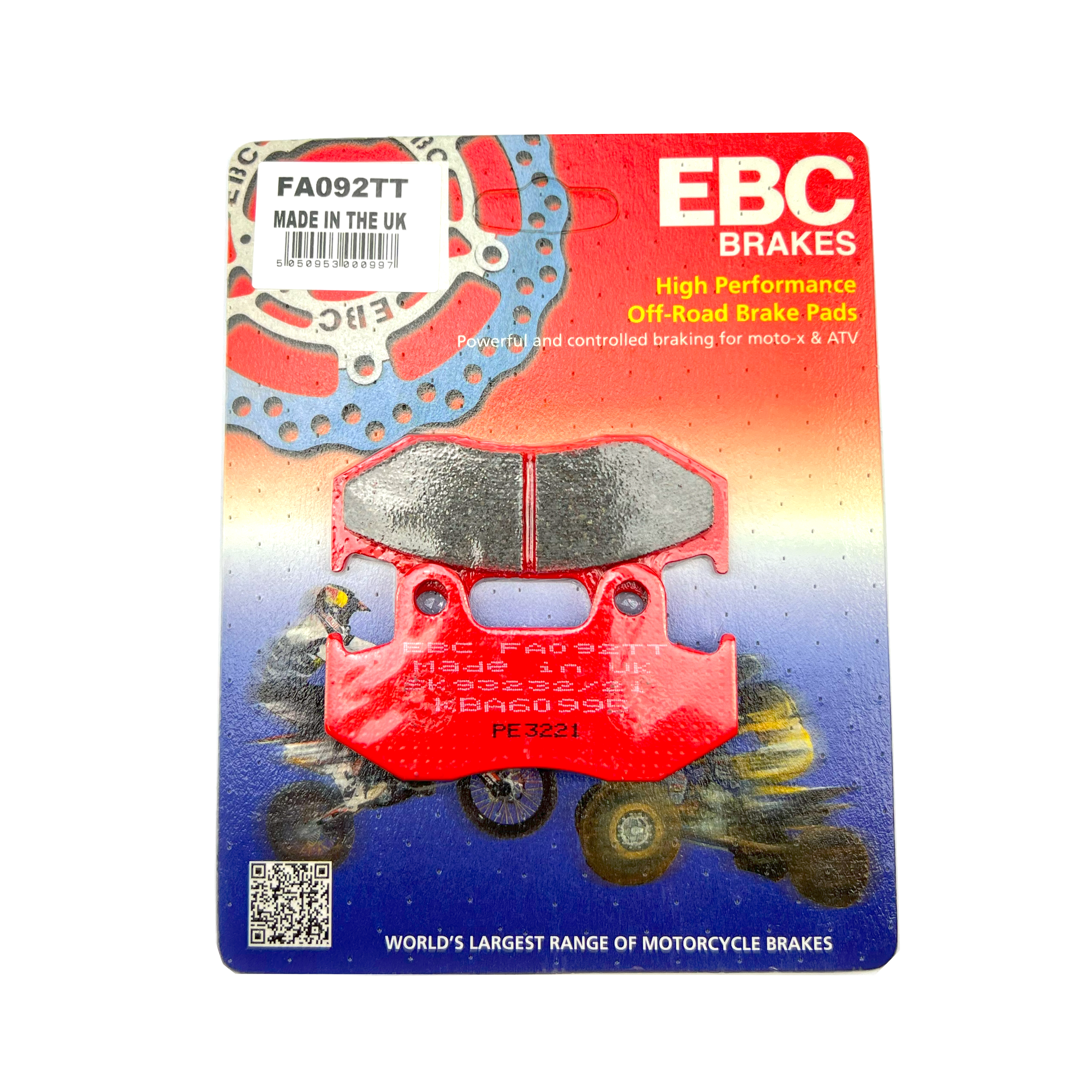 BRAKE PADS HONDA EBC FA092TT image 1