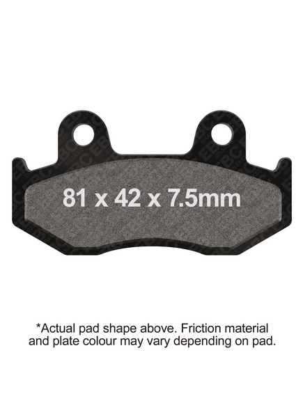 BRAKE PADS HONDA EBC FA092TT thumbnail 2
