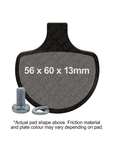 BRAKE PADS HARLEY DAVIDSON EBC FA094HH thumbnail 2