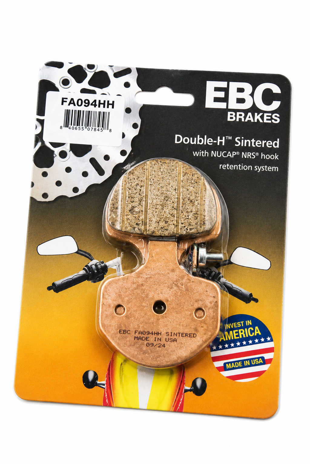 BRAKE PADS HARLEY DAVIDSON EBC FA094HH image 1