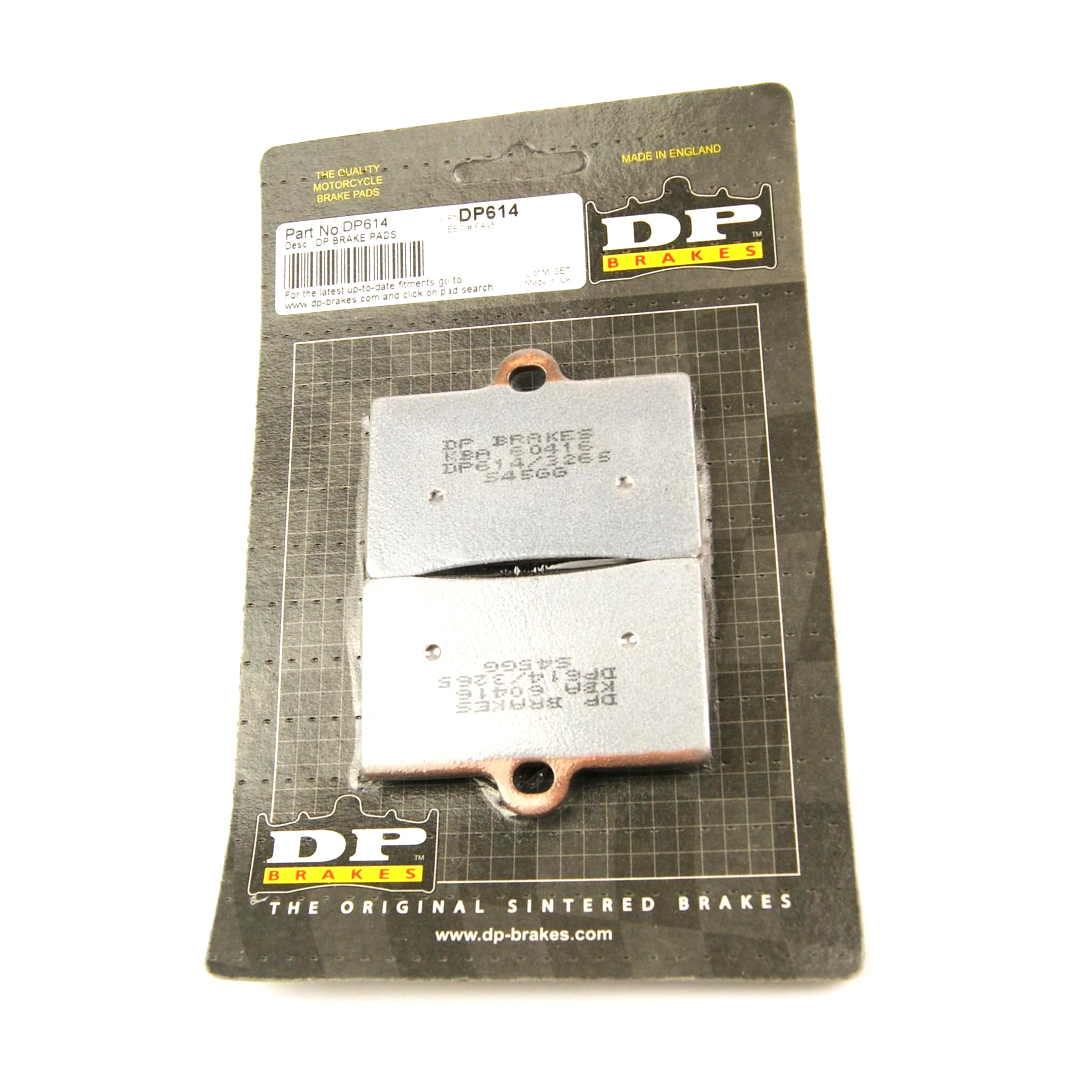 BRAKE PADS DP BRAKES HARD, DP614 Premium Sintered, 39-095 image 1