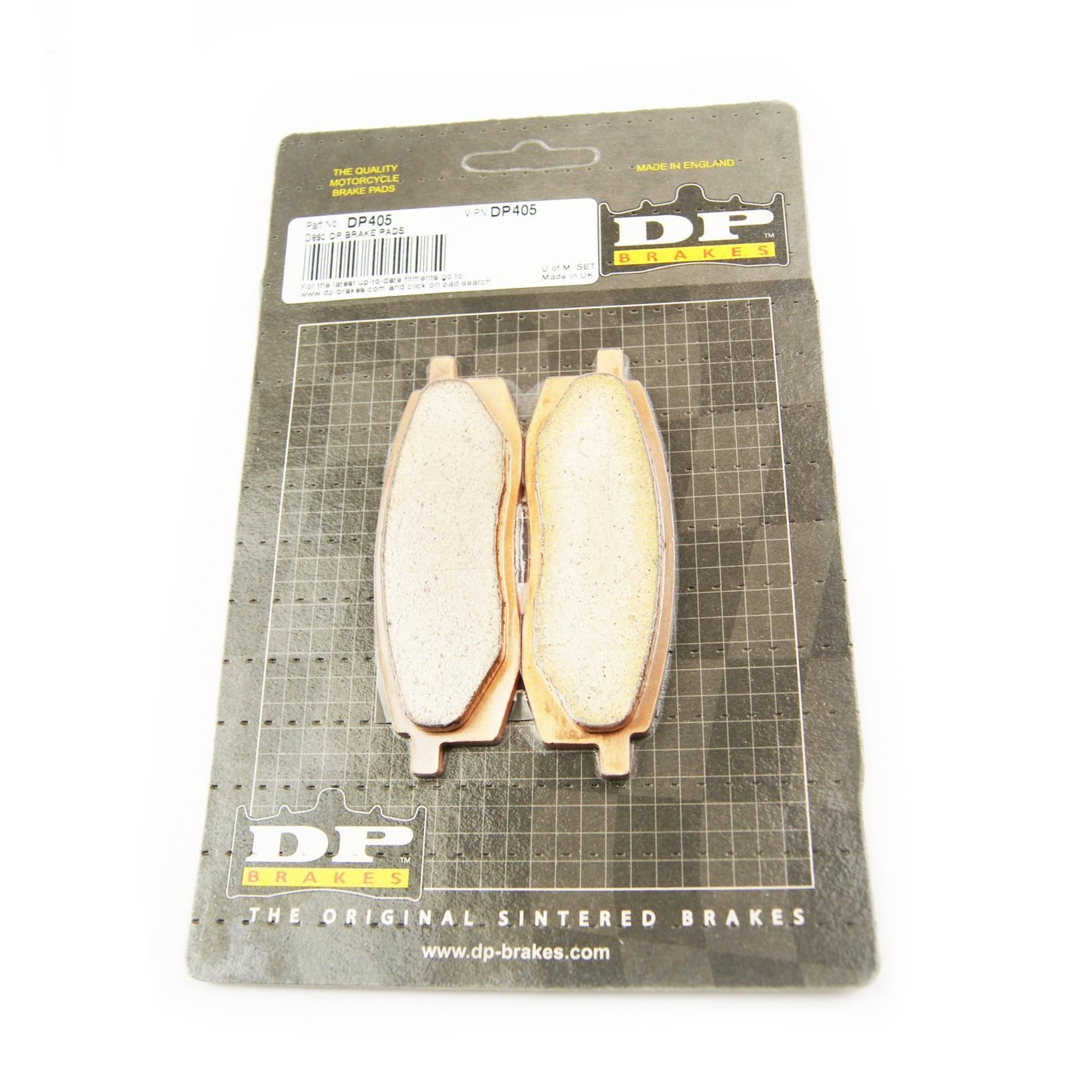BRAKE PADS SINTERED DP BRAKES, DP405 Premium 41-405.H.DP, 39-105 image 1