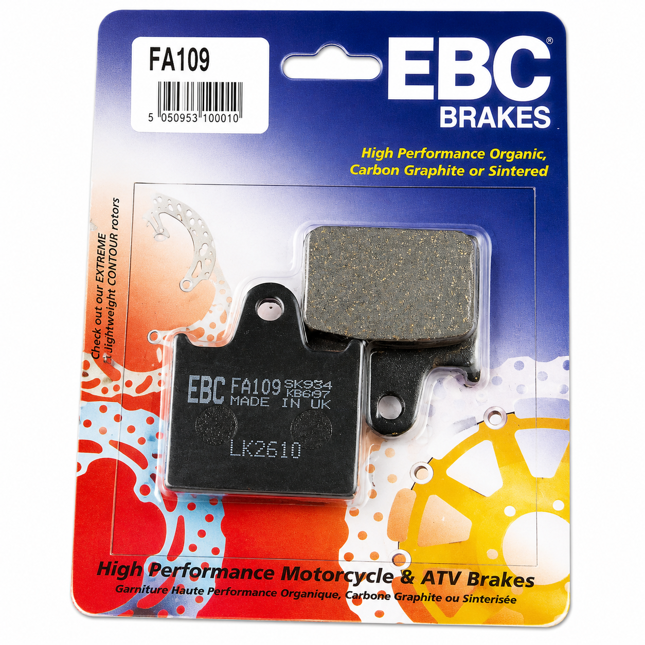 BRAKE PADS HONDA 2017-2018 PVT1000 1984-1986 VF1000 EBC FA109