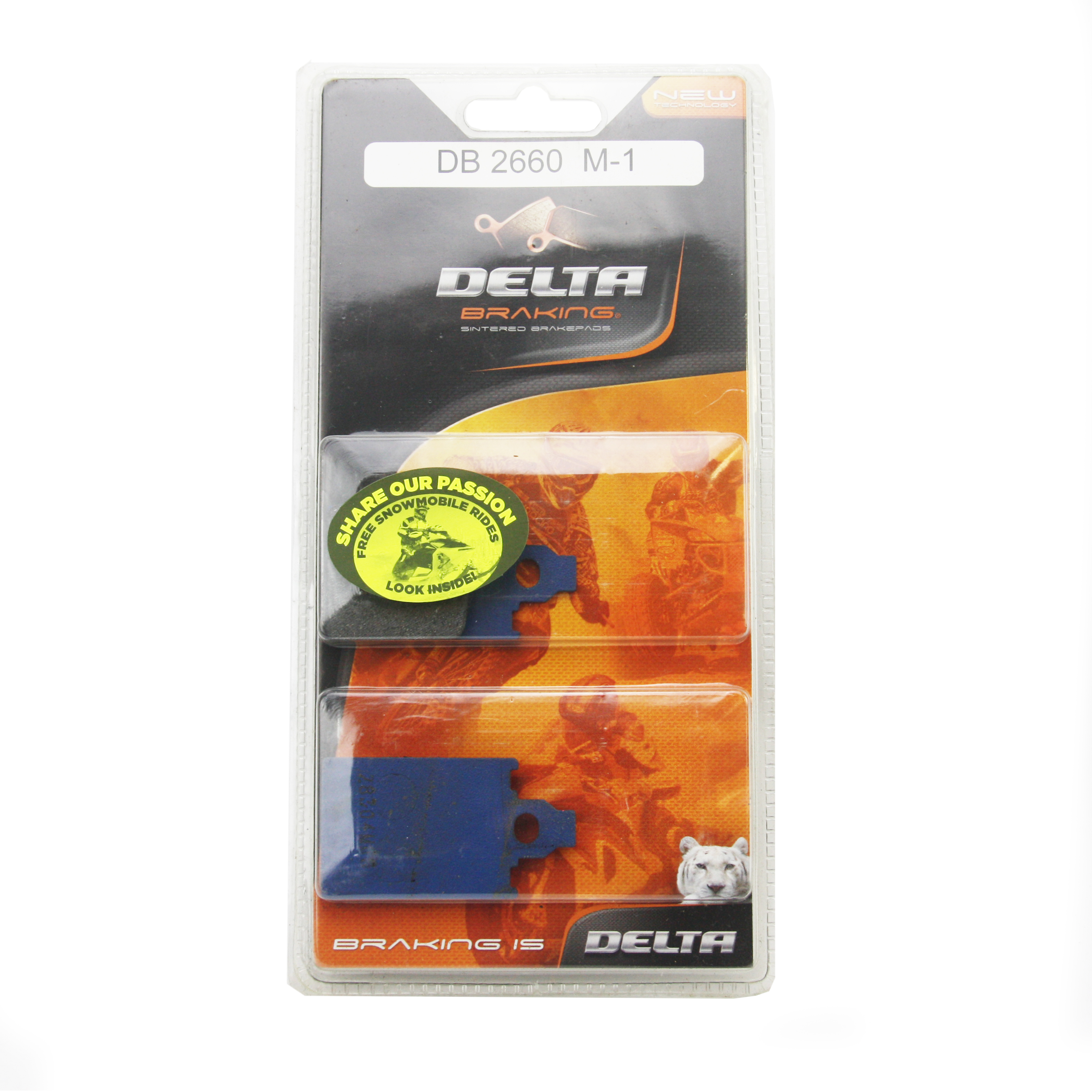 BRAKE PADS DELTA M1 ORGANIC PADS DB2660 FA116 VD937 image 1