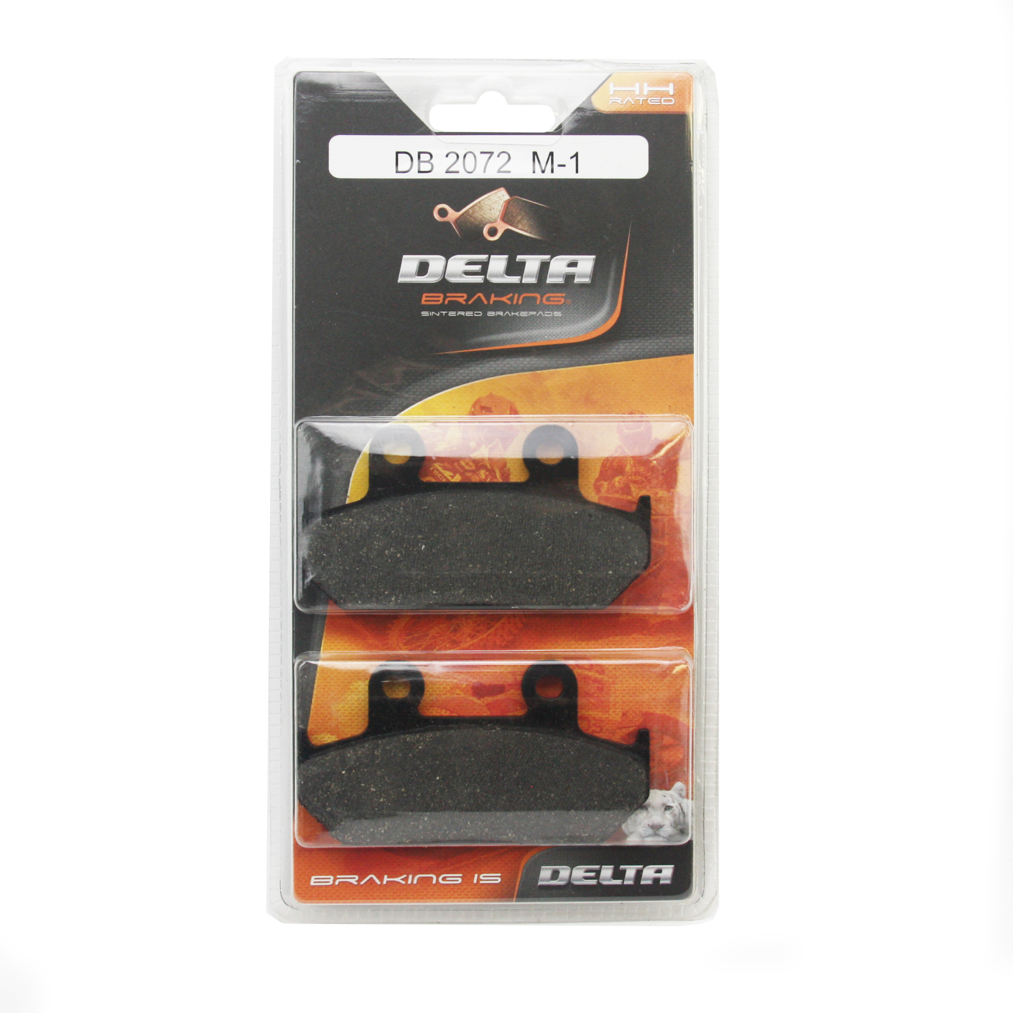 BRAKE PADS DELTA M1 ORGANIC PADS DB2072 (FA124/2 VD143/2) image 1