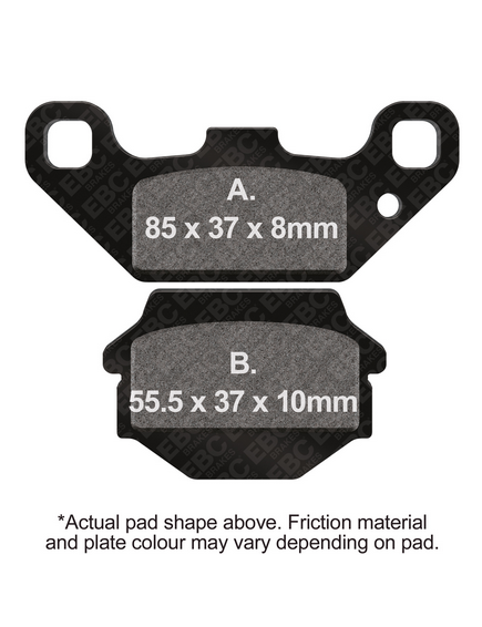 BRAKE PADS KAWASAKI SUZUKI EBC FA128 thumbnail 2