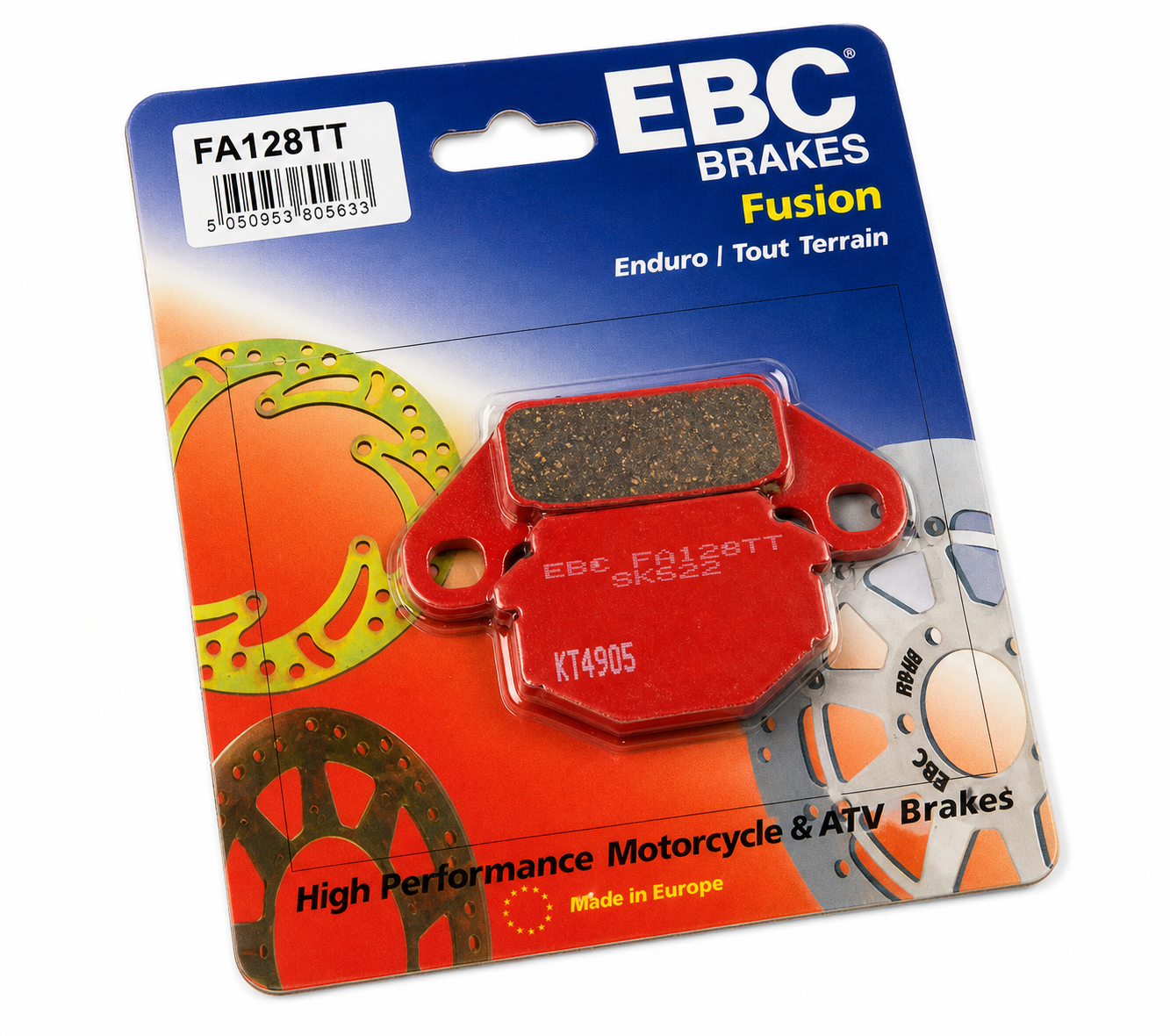 BRAKE PADS KAWASAKI SUZUKI EBC FA128 image 1