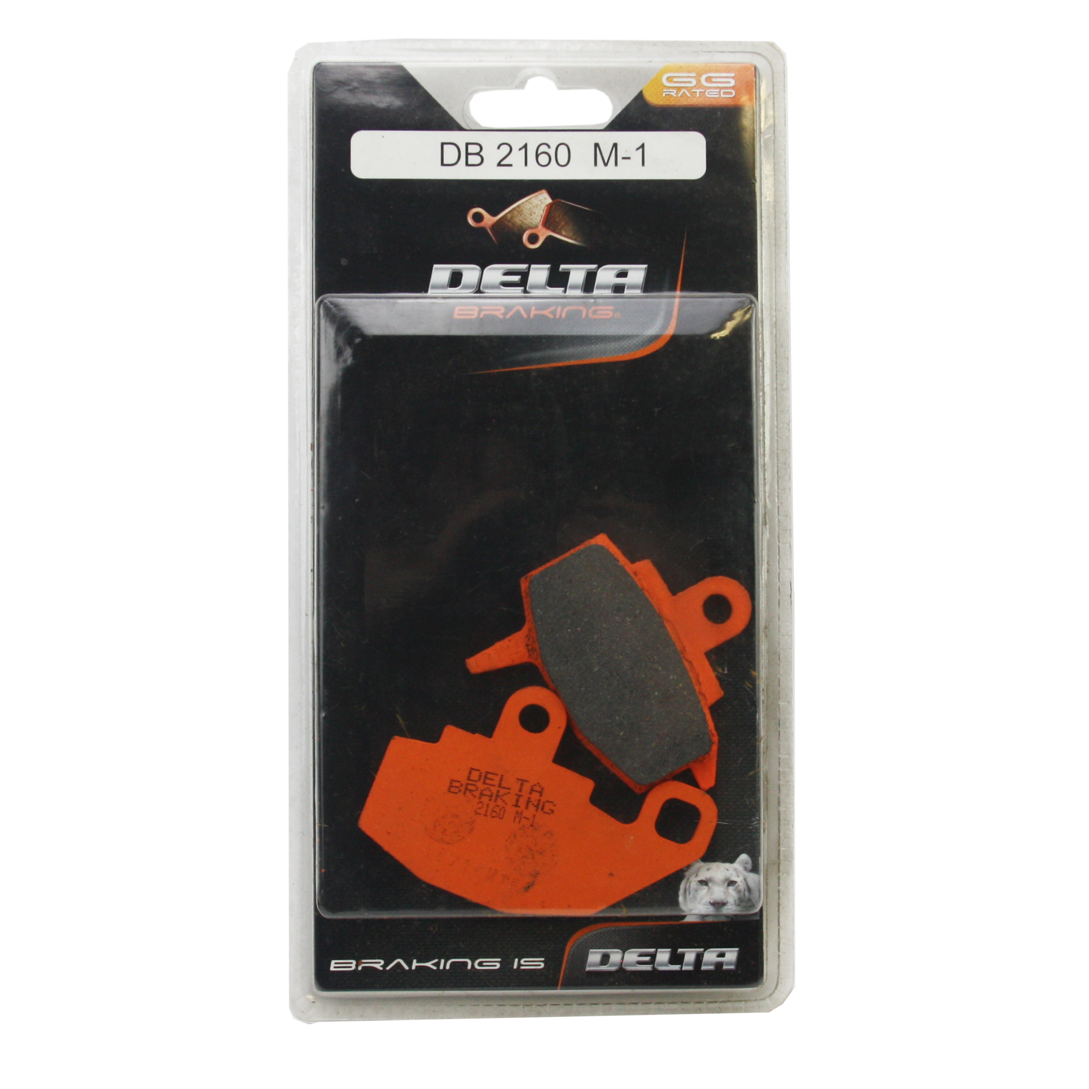 BRAKE PADS DELTA M1 ORGANIC PADS DB2160 (FA130 VD126 VD428) image 1
