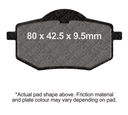 BRAKE PADS YAMAHA XV 535 VIRAGO EBC FA136 thumbnail 2