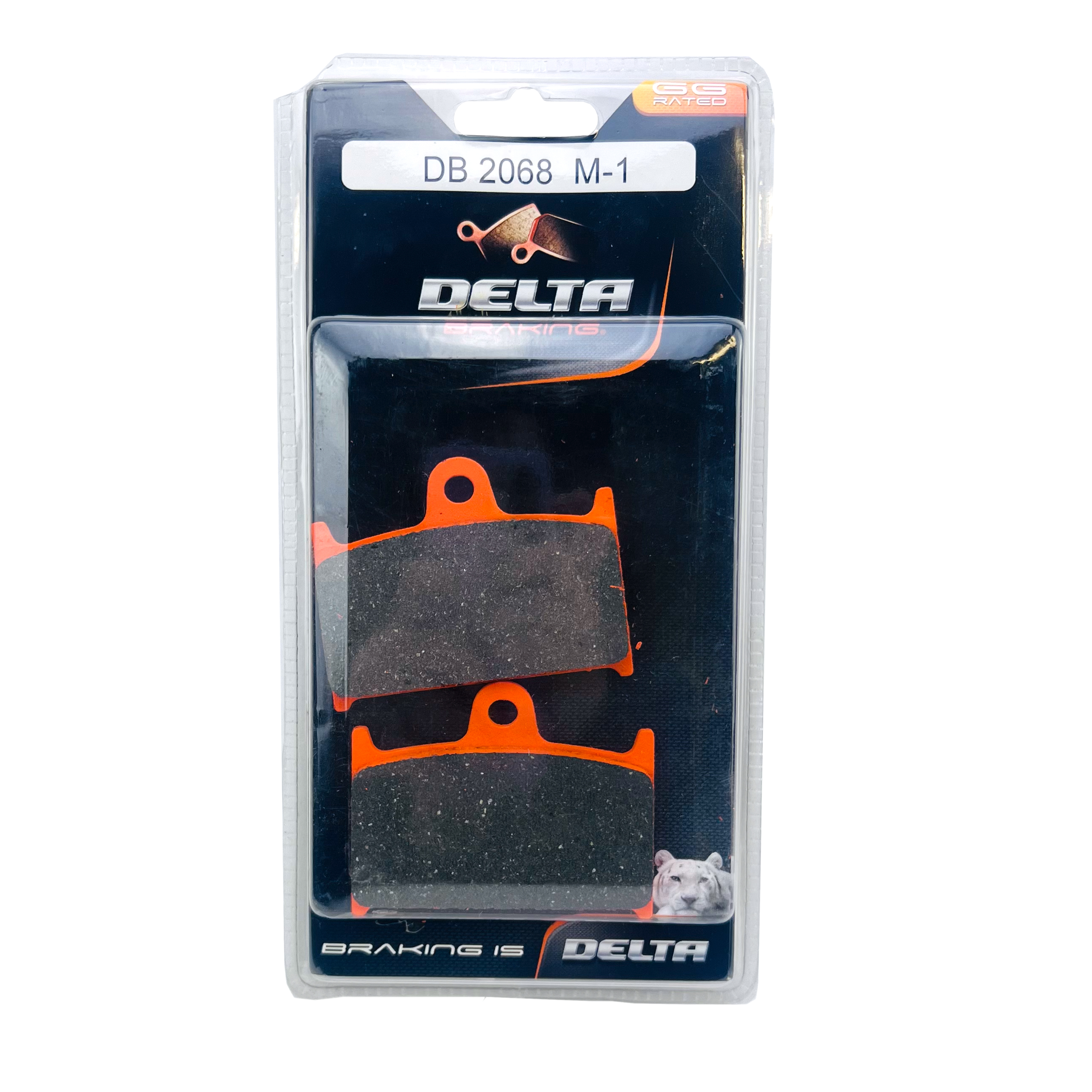 BRAKE PADS DELTA M1 ORGANIC PADS DB2068 (FA145 VD343) image 1