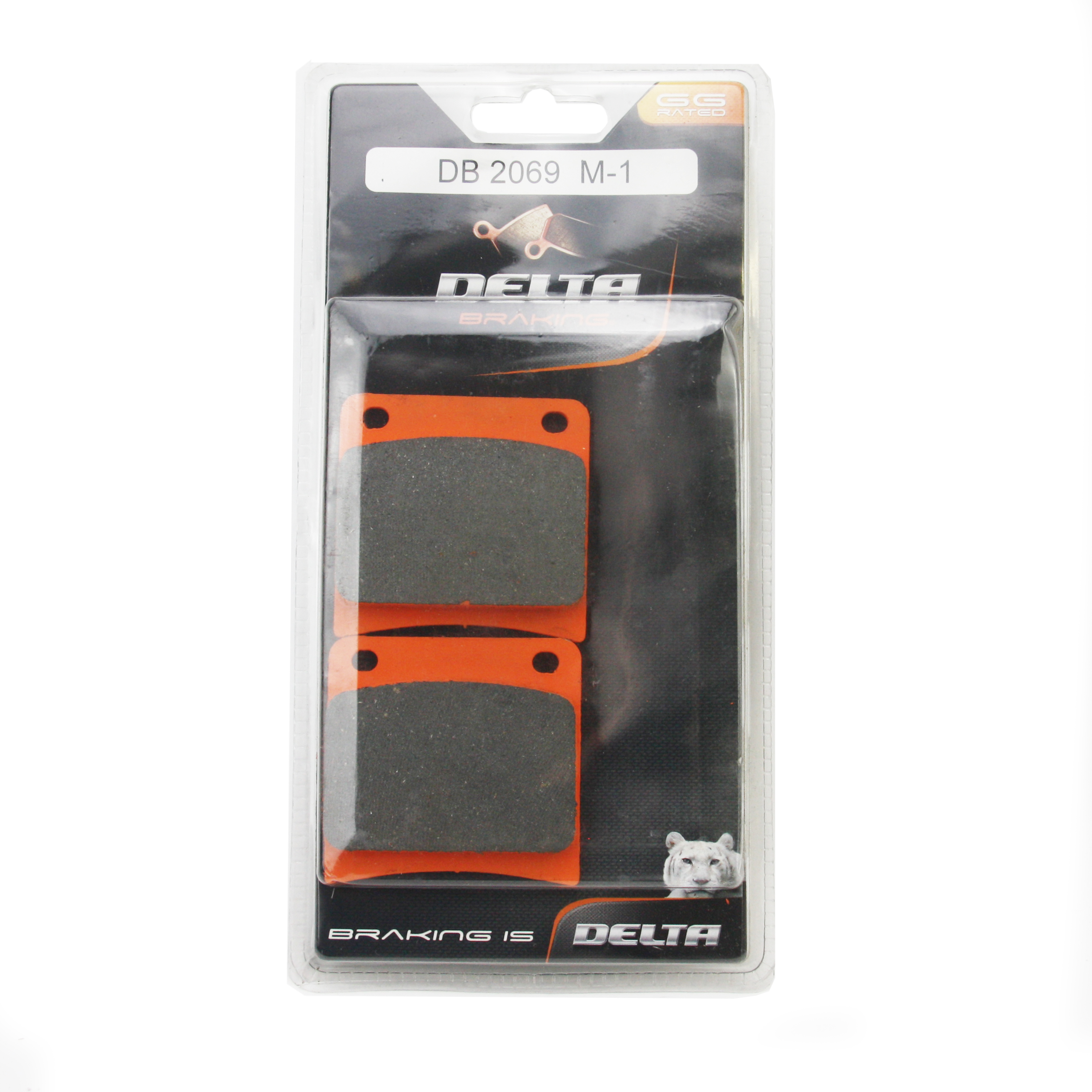 BRAKE PADS DELTA M1 ORGANIC PADS DB2069 (FA146 VD345) image 1