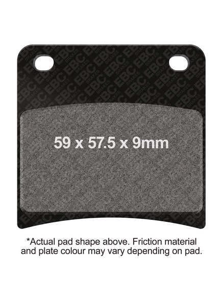 BRAKE PADS DISC EBC FA146 thumbnail 2