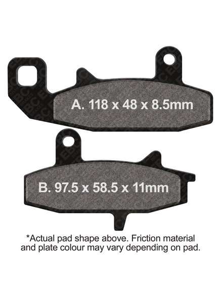 BRAKE PADS SUZUKI DR 650 750 800 EBC FA147 thumbnail 2