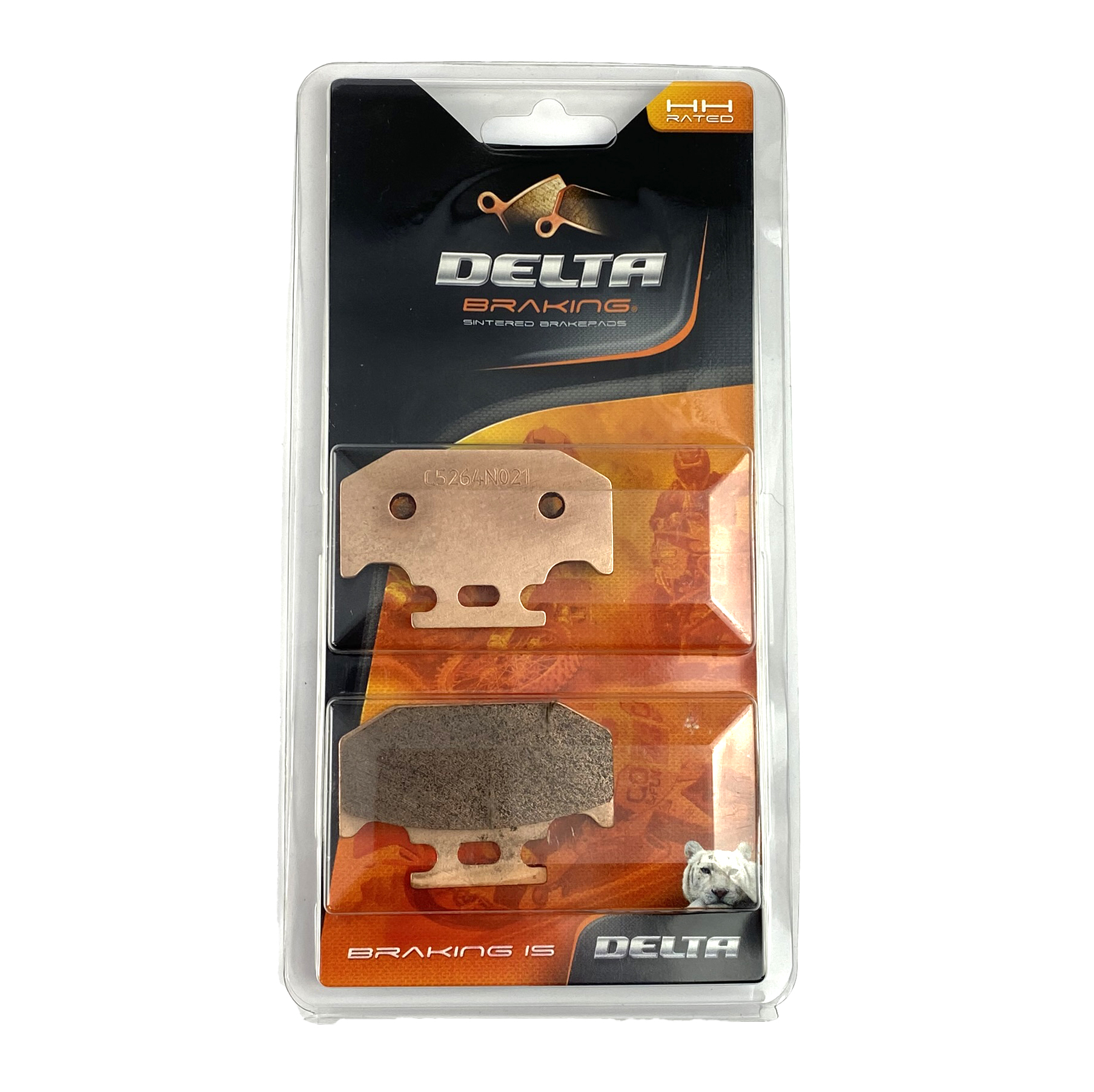 BRAKE PADS SINTERED METAL HS, MX-N HIGH FRICTION, 39-152.H.ORO, DELTA DB2210-N thumbnail 2