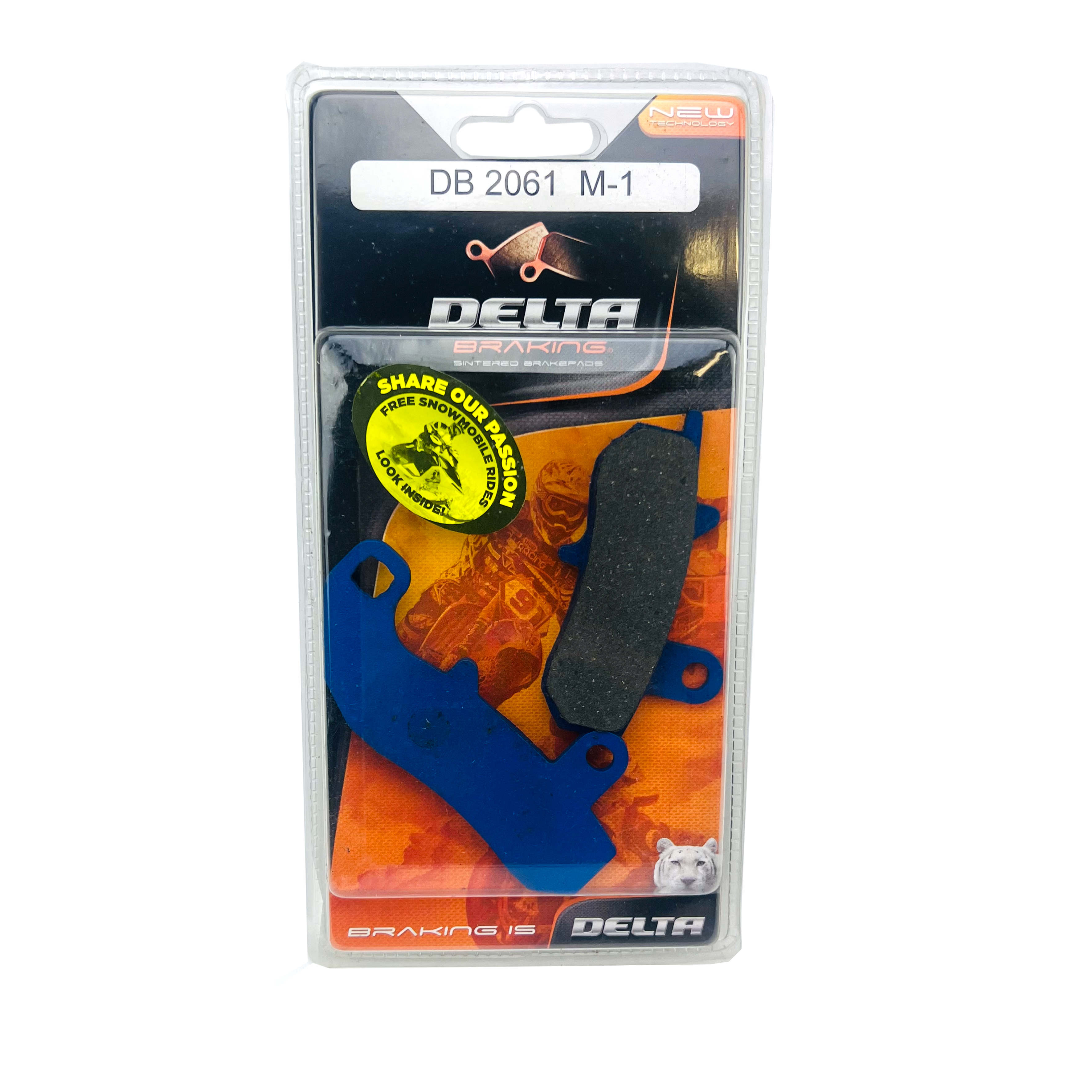 BRAKE PADS DELTA M1 ORGANIC PADS DB2061 (FA157 VD348) image 1