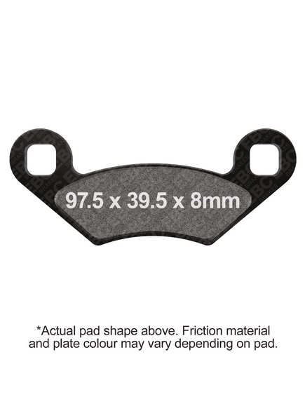 BRAKE PADS STD EBC FA159TT thumbnail 2