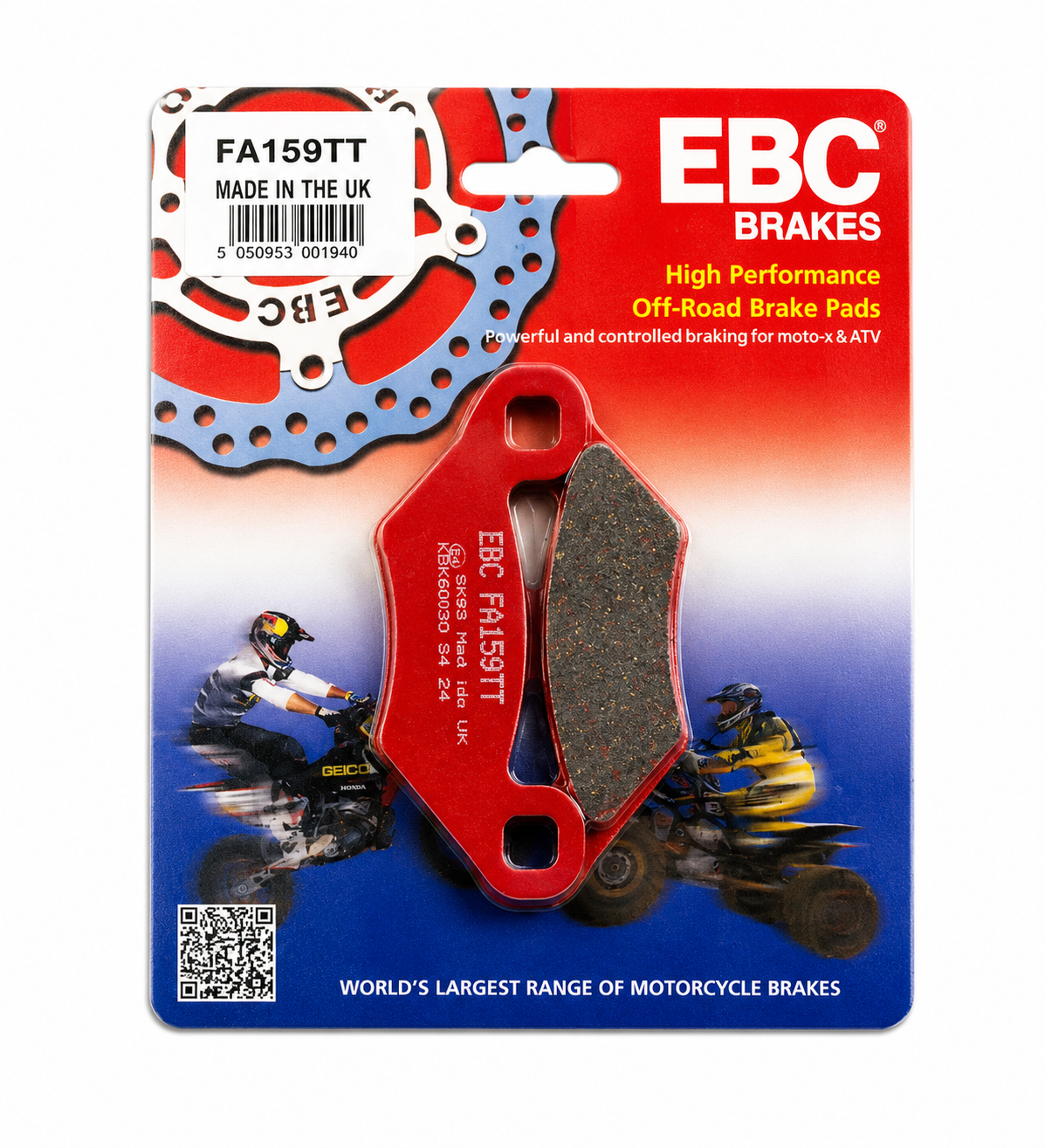 BRAKE PADS STD EBC FA159TT image 1
