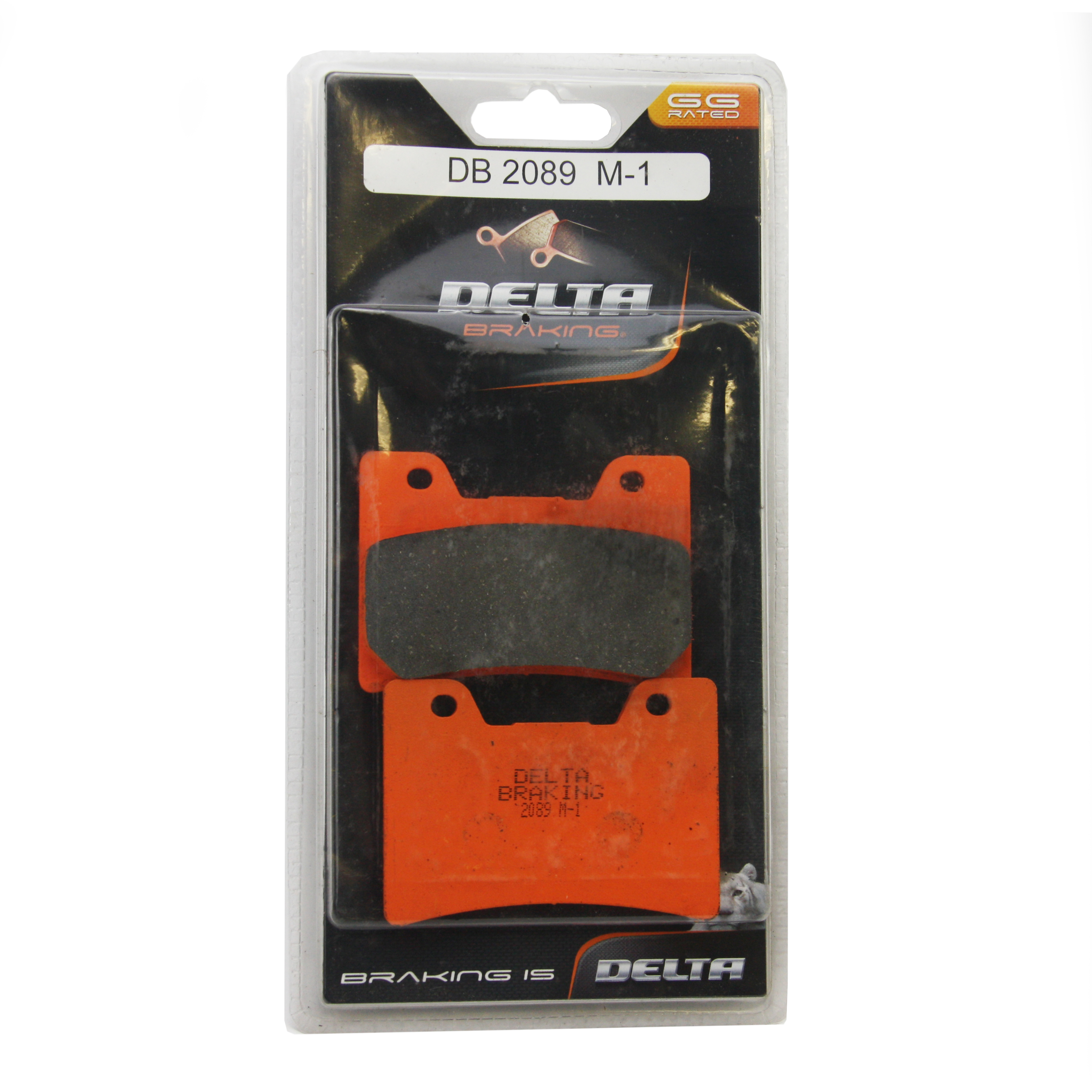 BRAKE PADS DELTA M1 ORGANIC PADS DB2089 (FA160 VD251) image 1