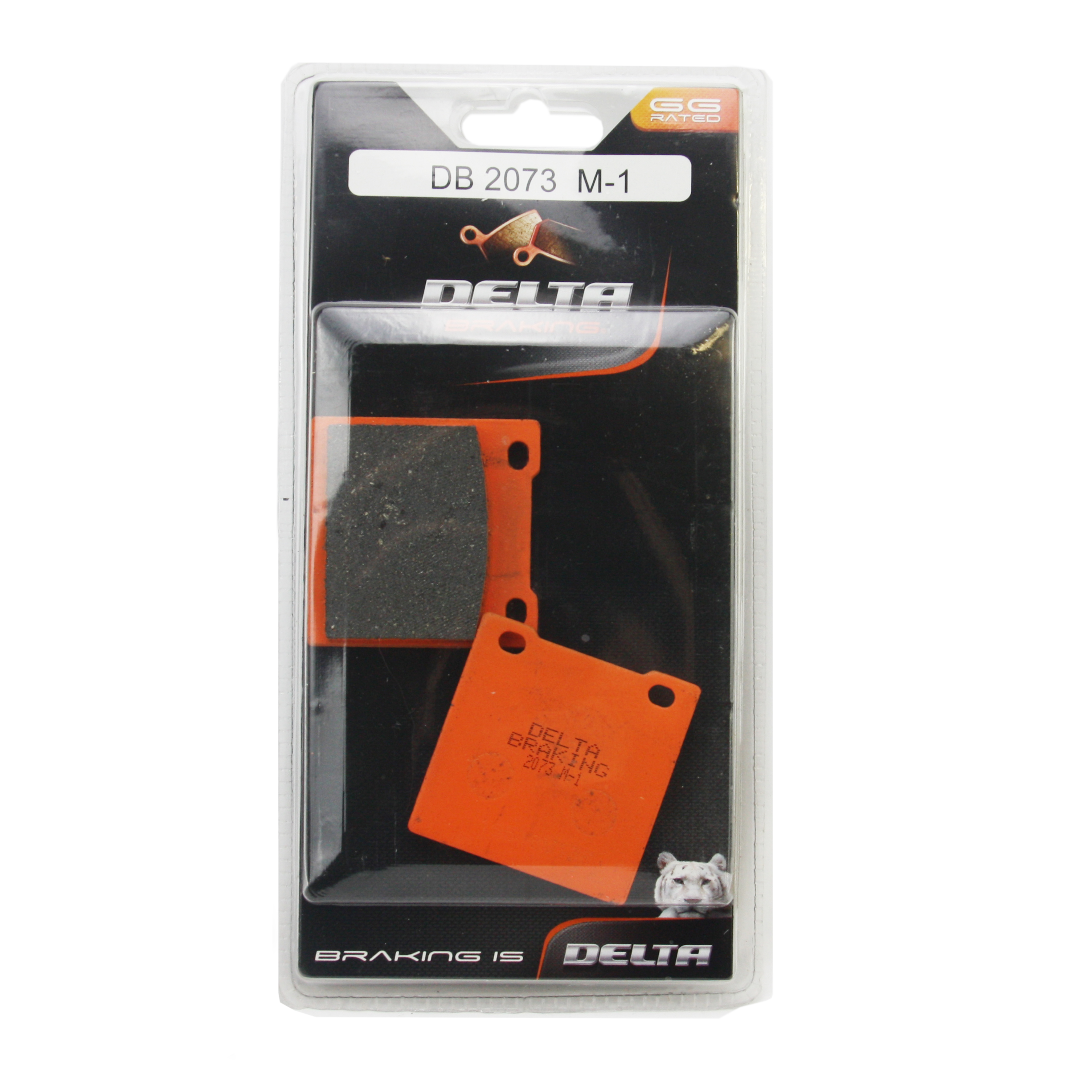 BRAKE PADS DELTA M1 ORGANIC PADS DB2073 (FA161 VD327/2 VD416) image 1