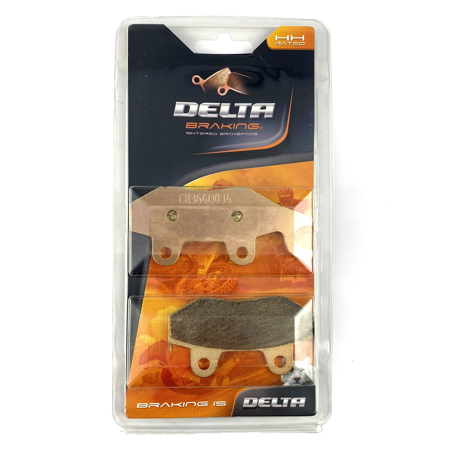 BRAKE PADS SINTERED METAL HD, DELTA BRAKING OR-D EXTREME, DB2340.OR-D thumbnail 2