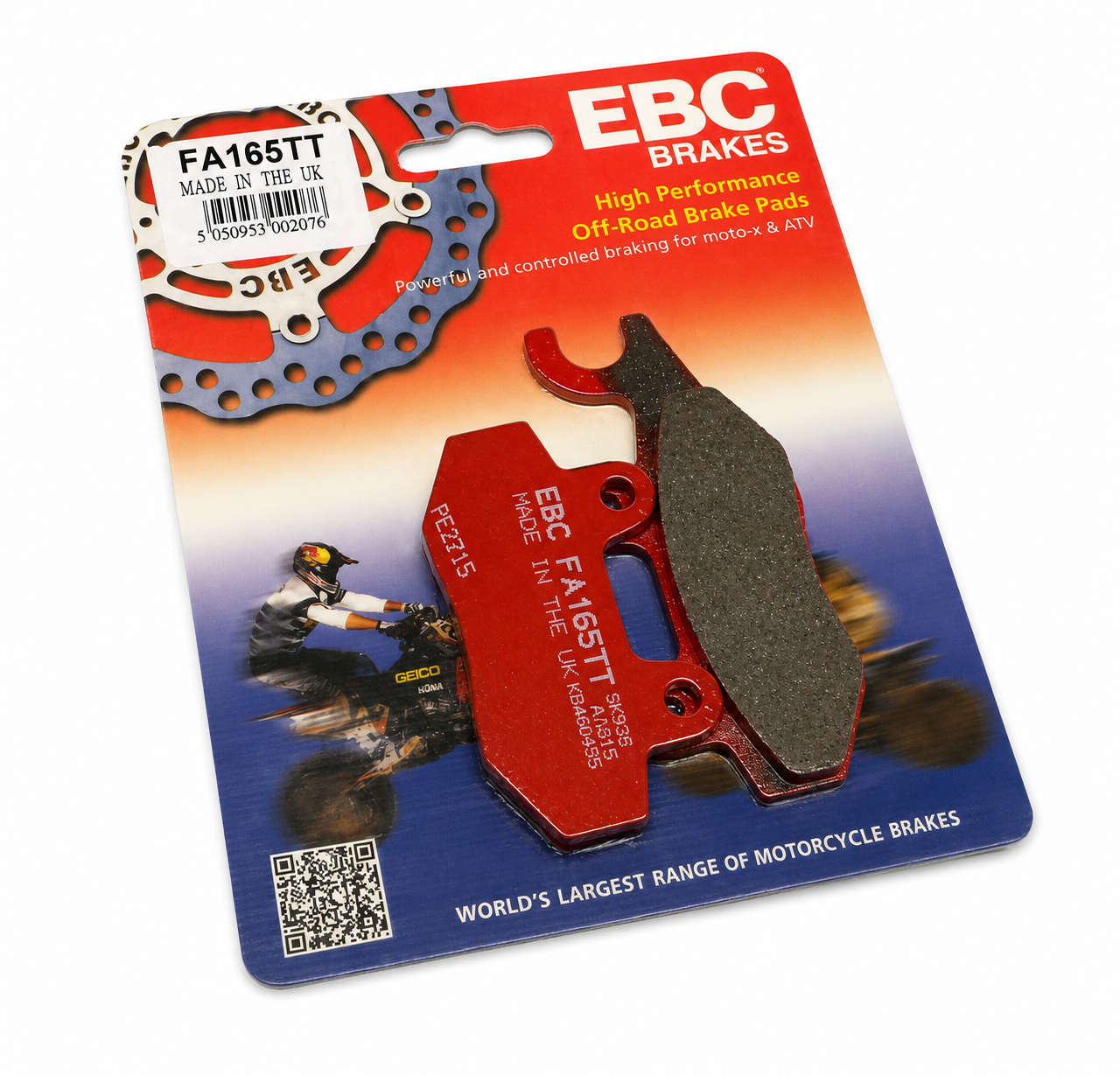 BRAKE PADS STD EBC FA165TT image 1