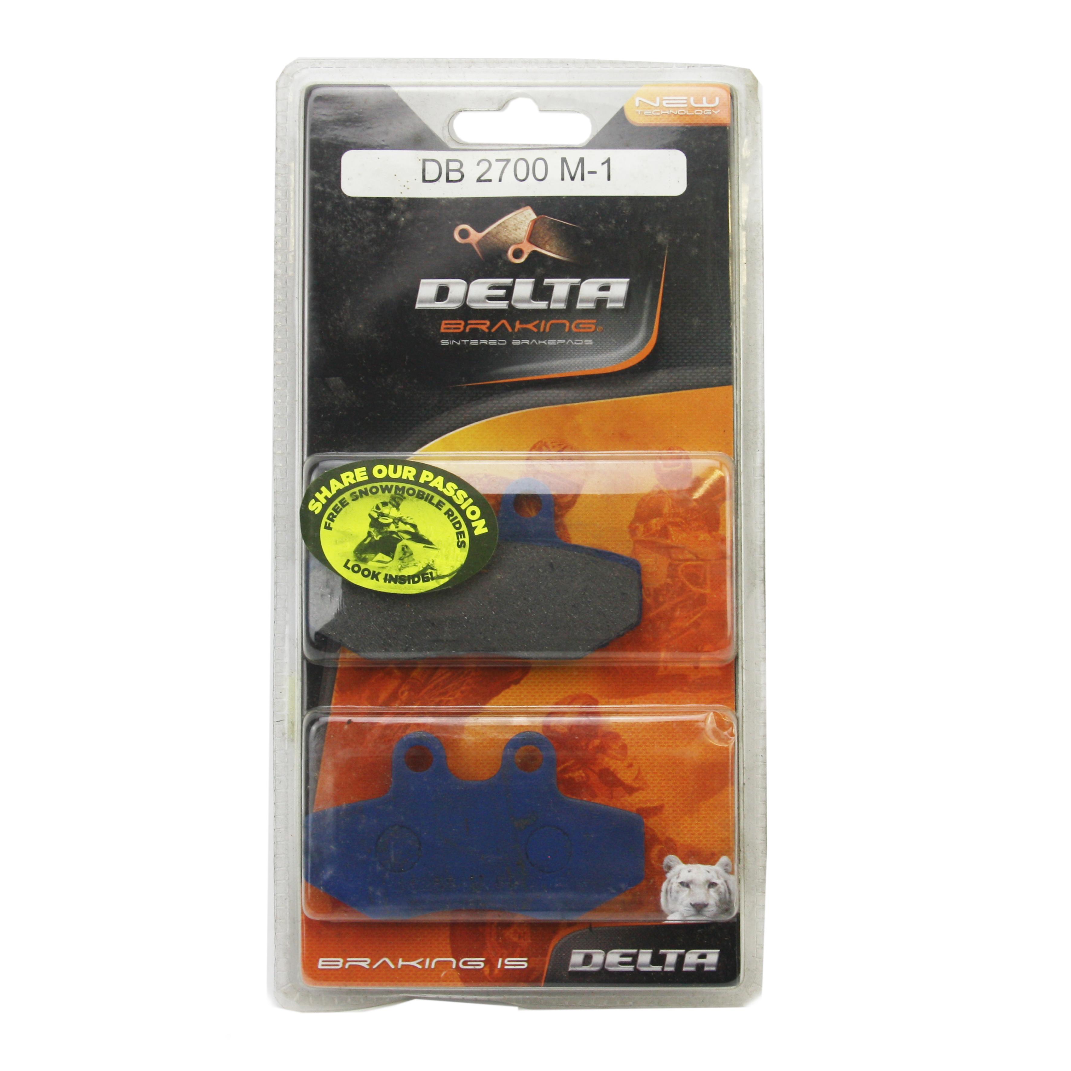 BRAKE PADS DELTA M1 ORGANIC PADS DB2700 FA167 VD9007 image 1