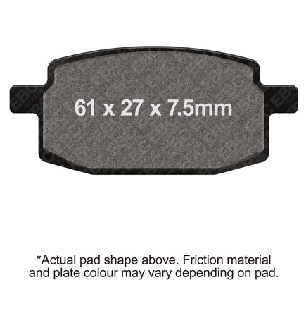 BRAKE PADS STD EBC SFA169 thumbnail 2