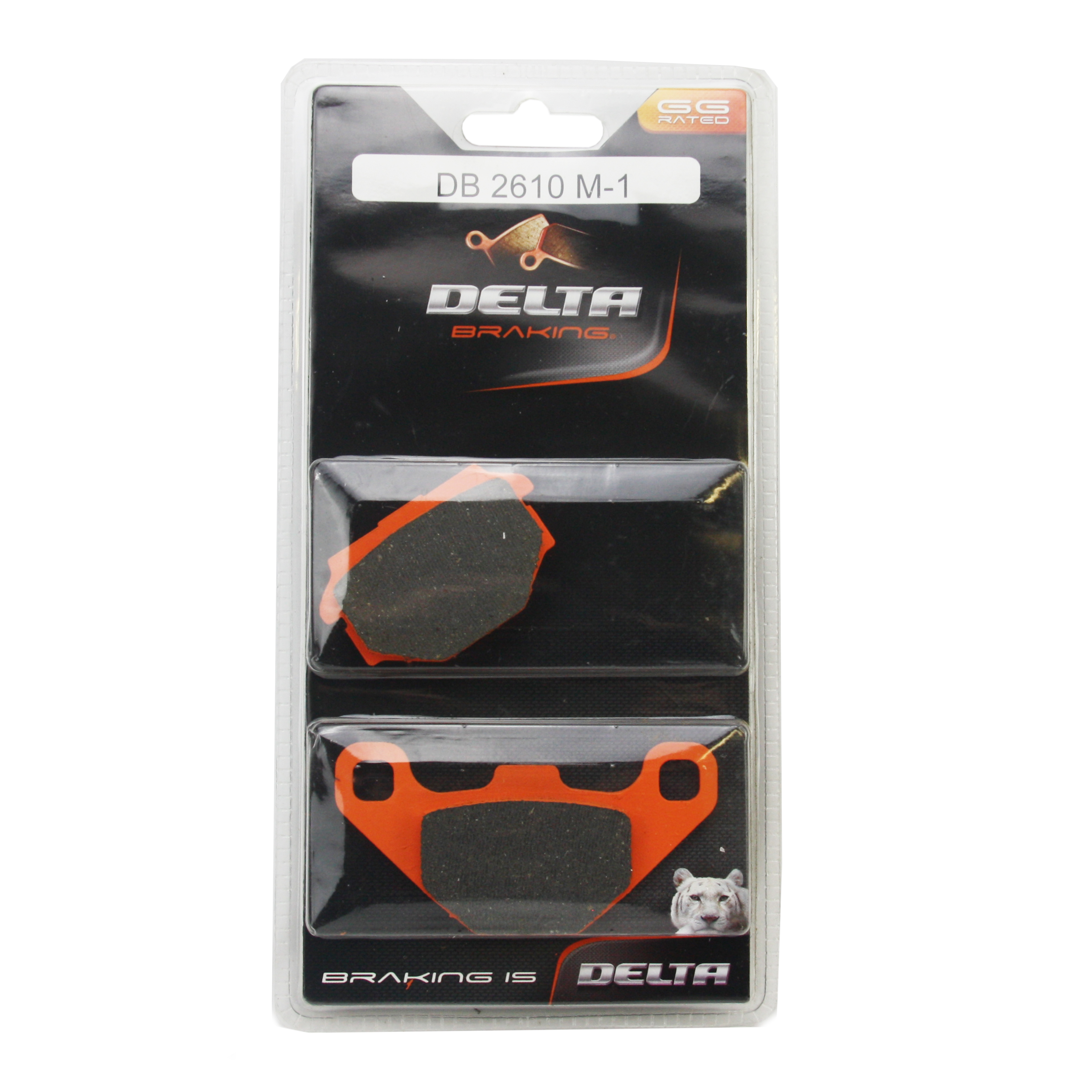 BRAKE PADS DELTA M1 ORGANIC PADS DB2610 FA173 VD425 image 1