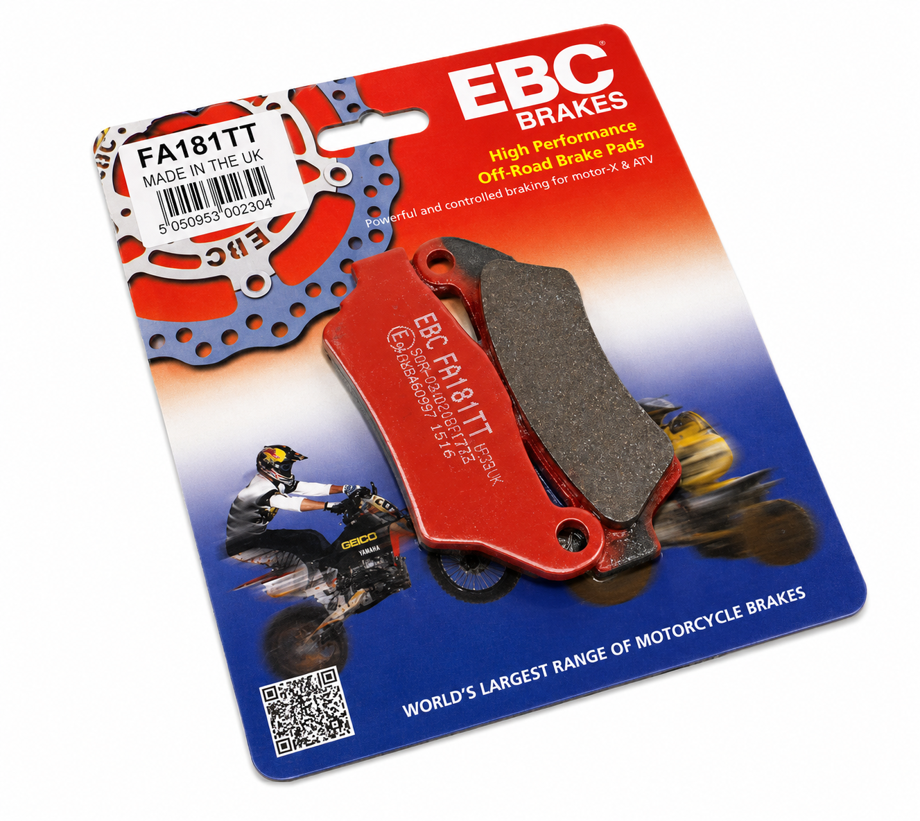 BRAKE PADS STD CARBON BASED EBC FA181HH image 1