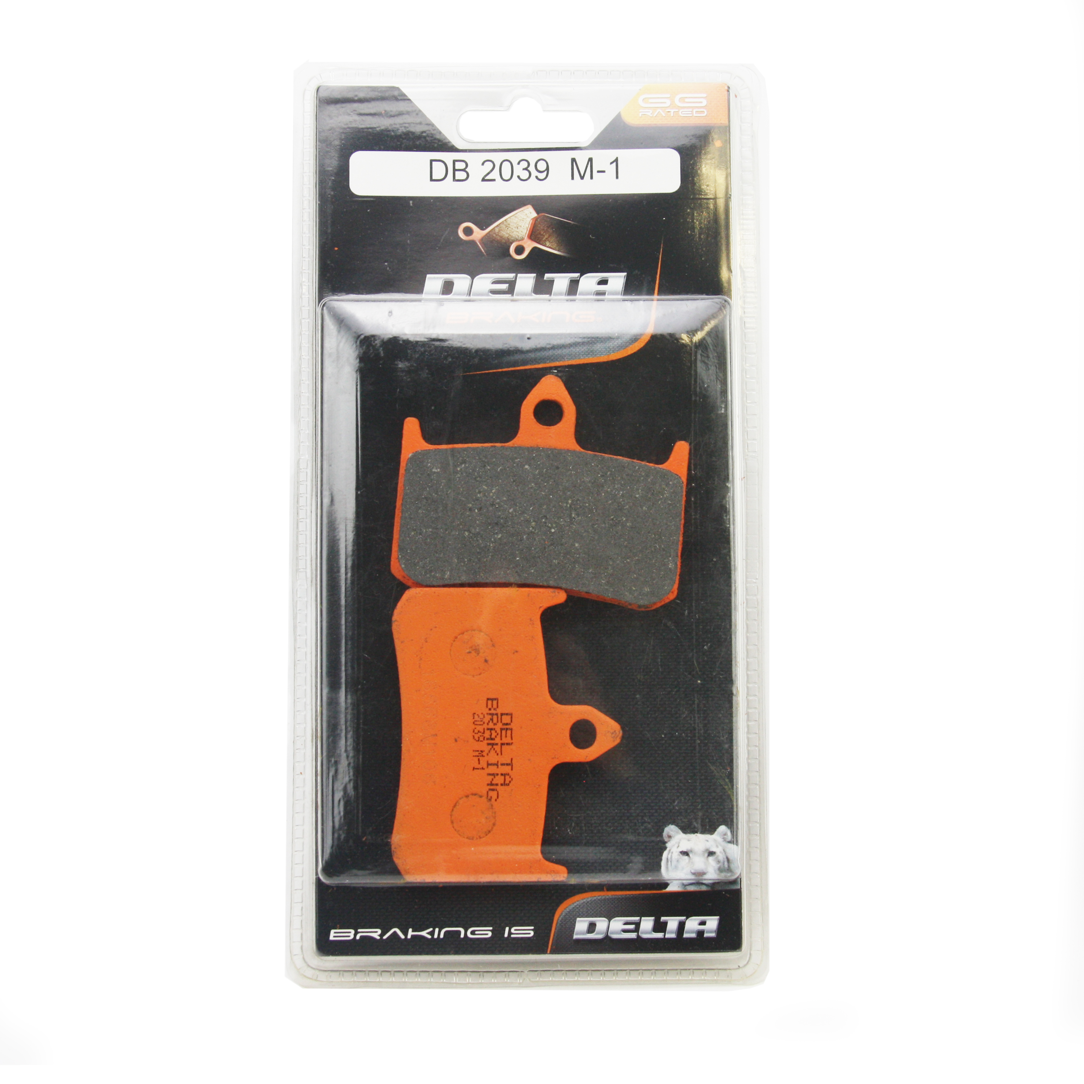 BRAKE PADS DELTA M1 ORGANIC PADS DB2039 (FA14 FA187 VD154) image 1