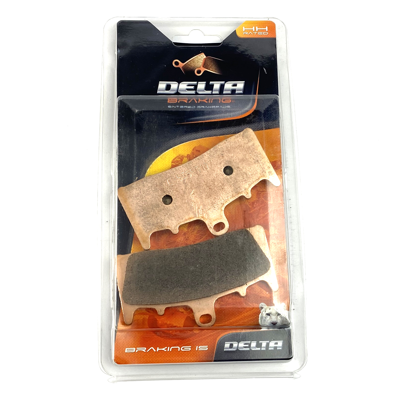 BRAKE PADS SINTERED METAL N4, DELTA BRAKING RD-N4 HIGH FRICTION, DB2041 RD-N4, BP107X00F thumbnail 2