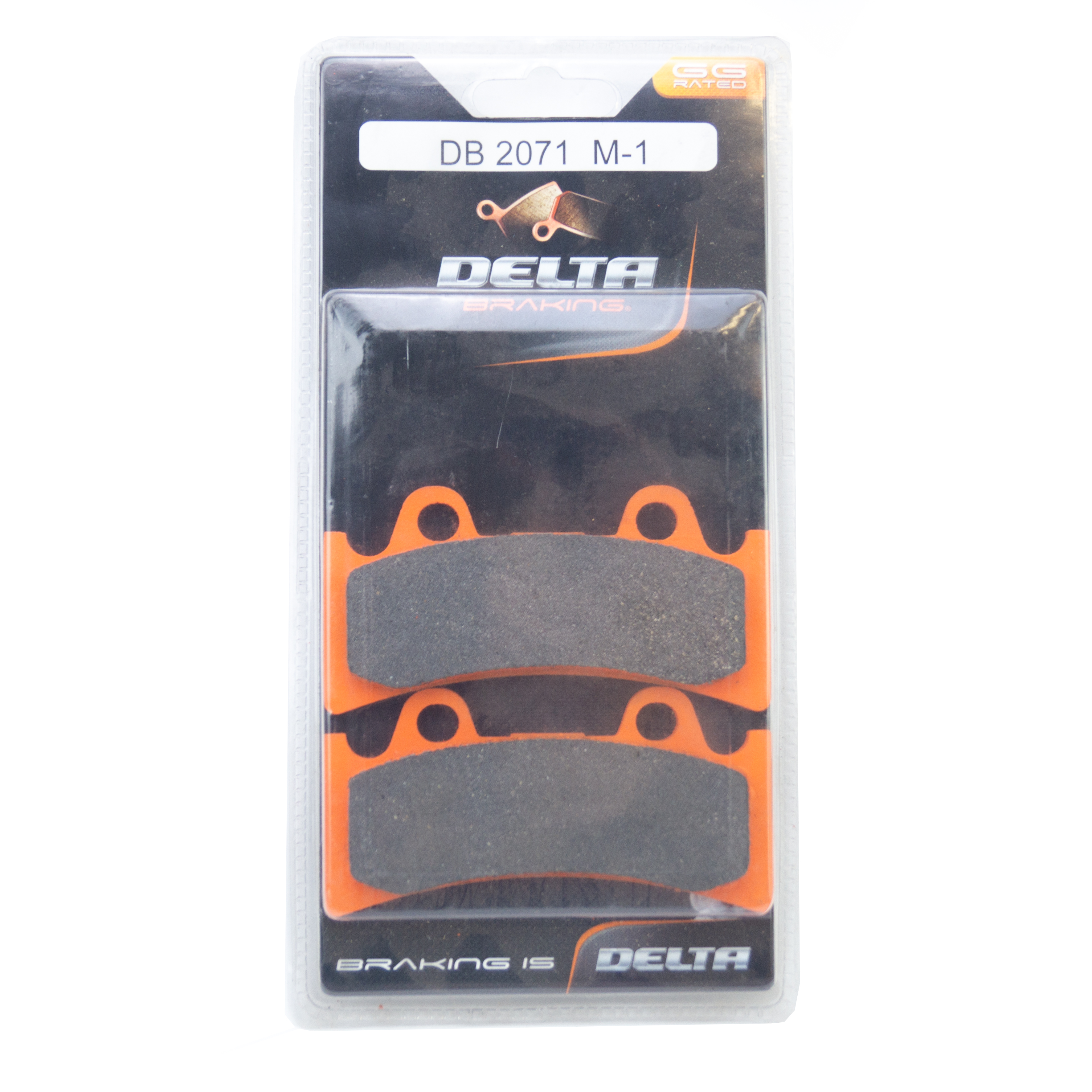 BRAKE PADS DELTA M1 ORGANIC PADS DB2071 (FA190 VD258) image 1