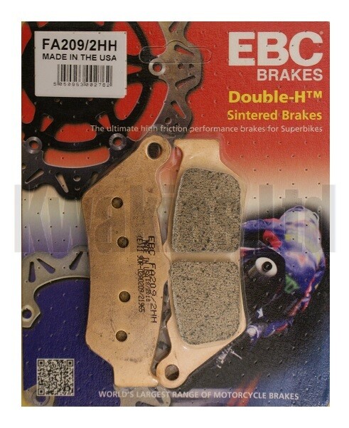 BRAKE PADS TRIUMPH HINCKLEY EBC FA215/2HH image 1