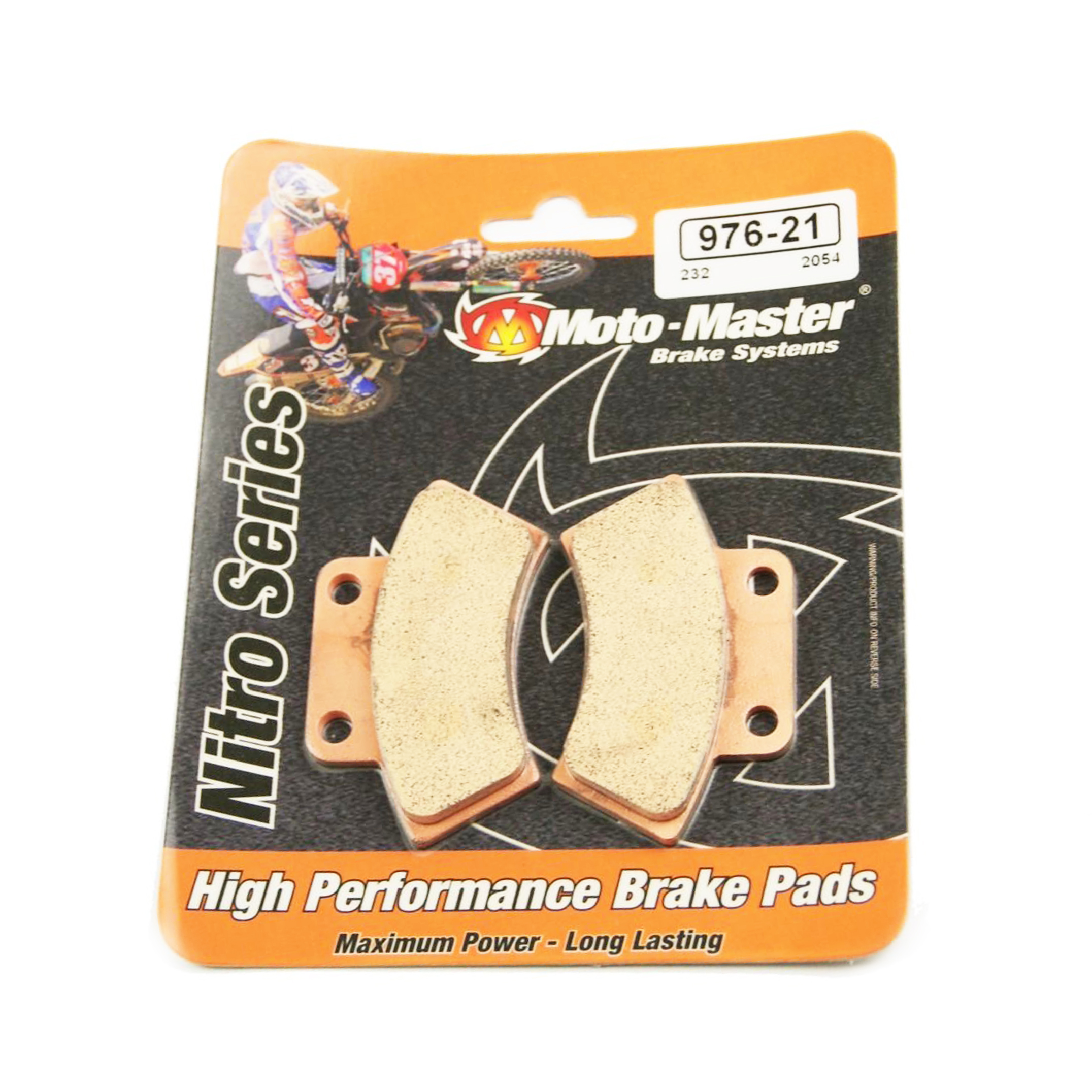 BRAKE PADS SINTERED NITRO, MOTO-MASTER 097621, 39-232, 41-909.H.NITRO image 1