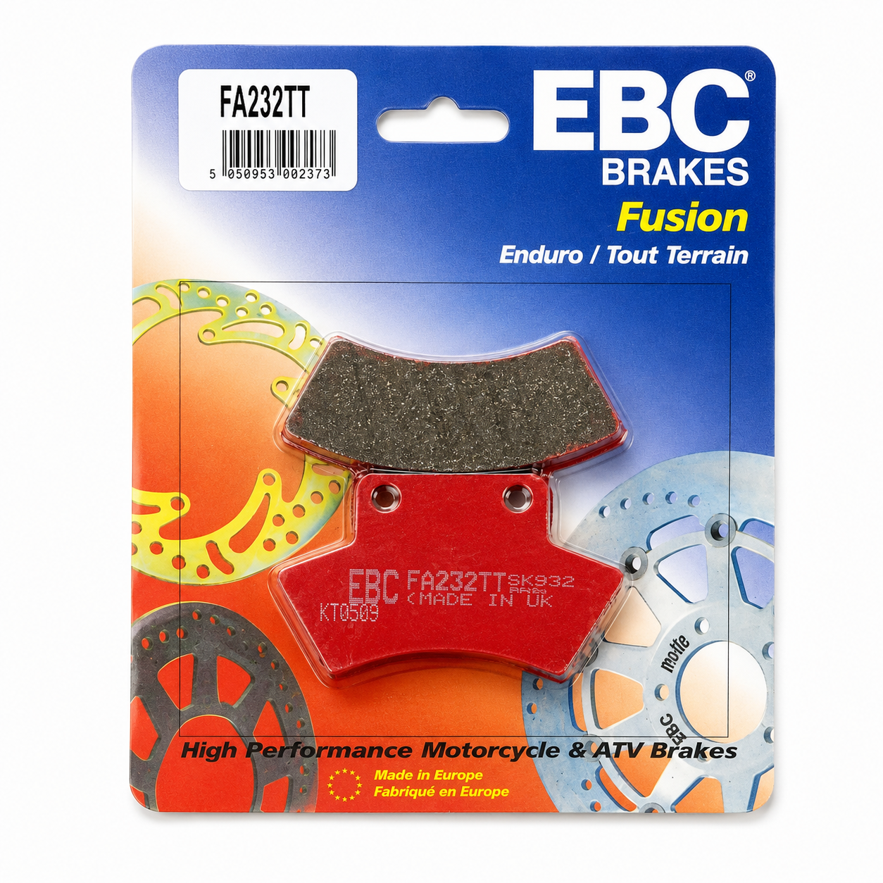 BRAKE PADS EBC FA232TT image 1