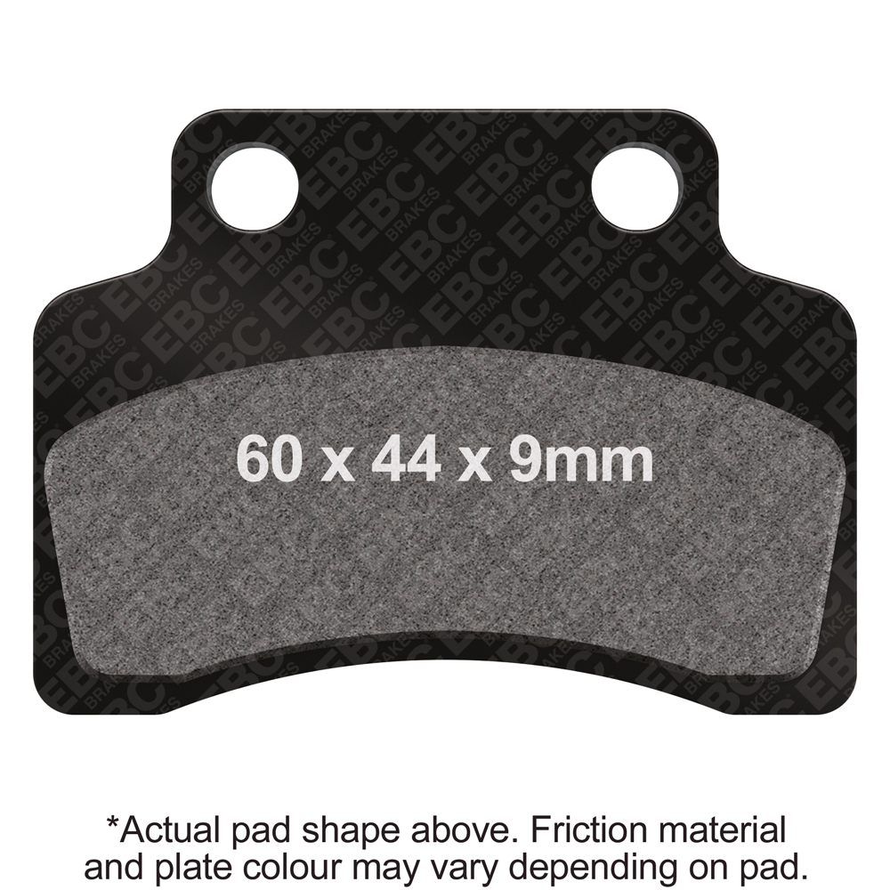BRAKE PADS STD SCOOTER ORGANIC EBC SFA235 thumbnail 2