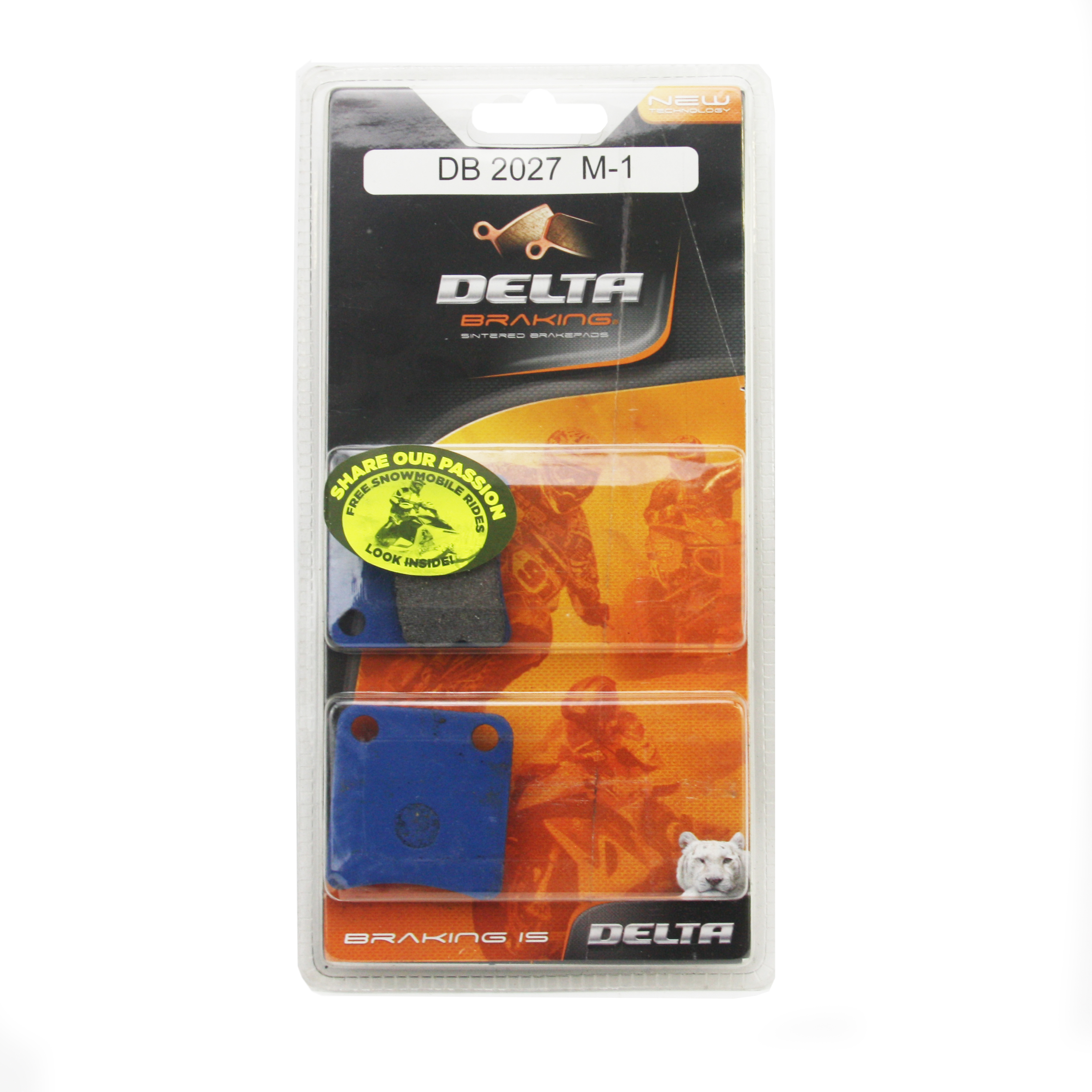 BRAKE PADS DELTA M1 ORGANIC PADS DB2027 (FA257 VD162) image 1