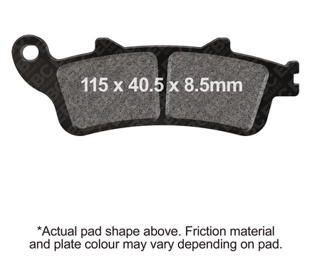 BRAKE PADS SINTERED METAL EBC FA261HH thumbnail 2