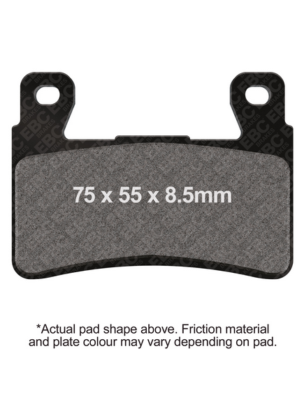 BRAKE PADS SINTERED METAL EBC FA265HH thumbnail 2