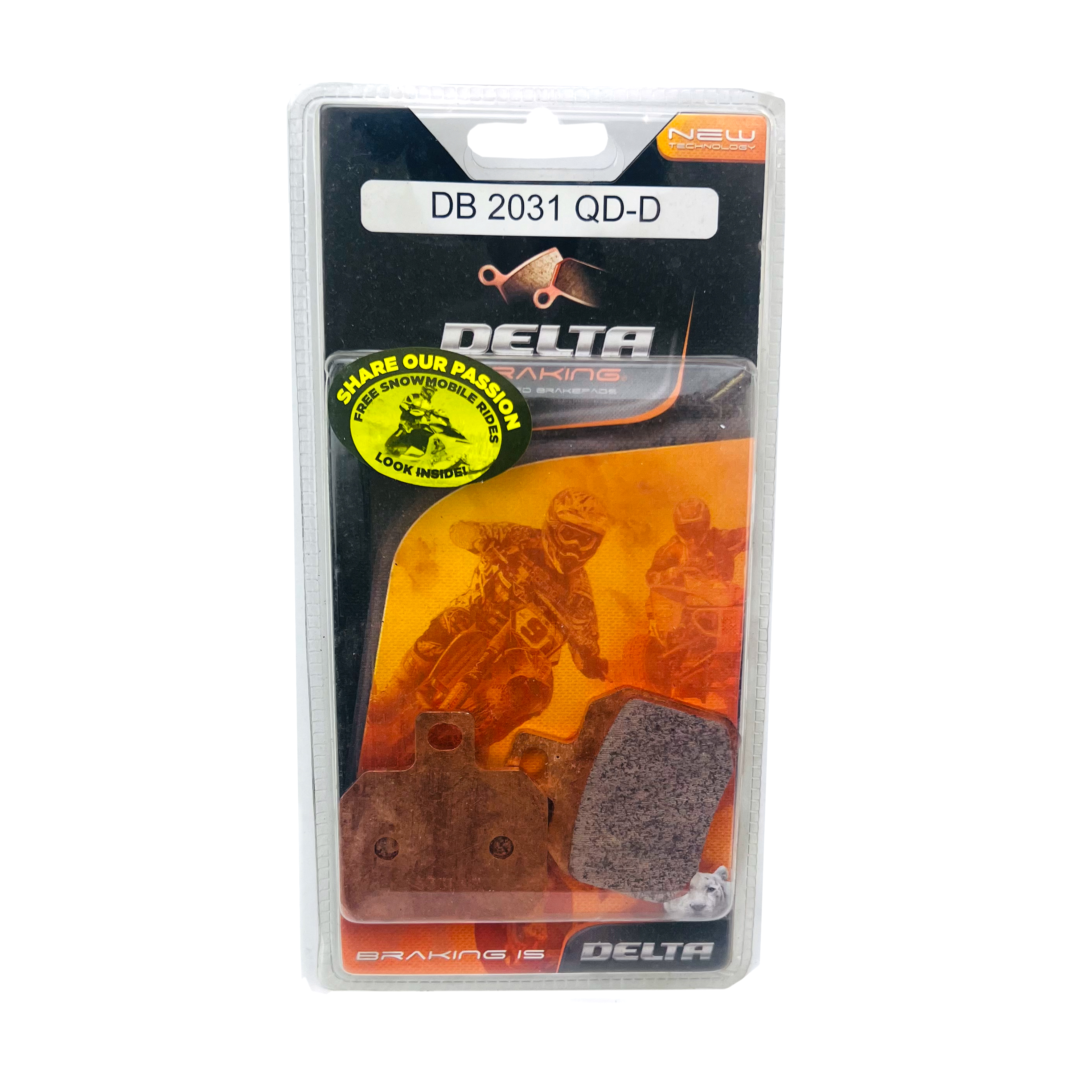 BRAKE PADS DELTA ORD(QDD) OFF ROAD PADS DB2031 (FA266 VD964) image 1